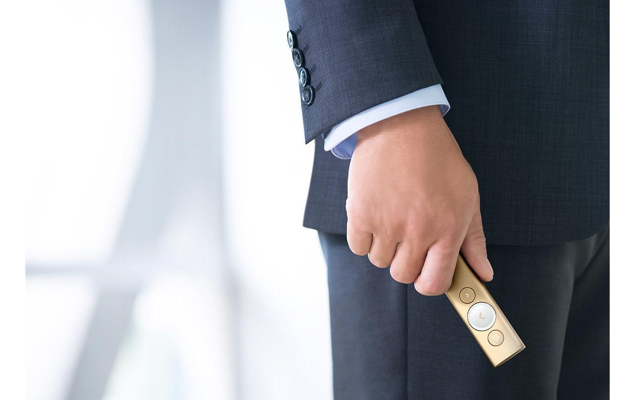 Logitech Laserpointer »Presenter Spotlight Goldfarben«