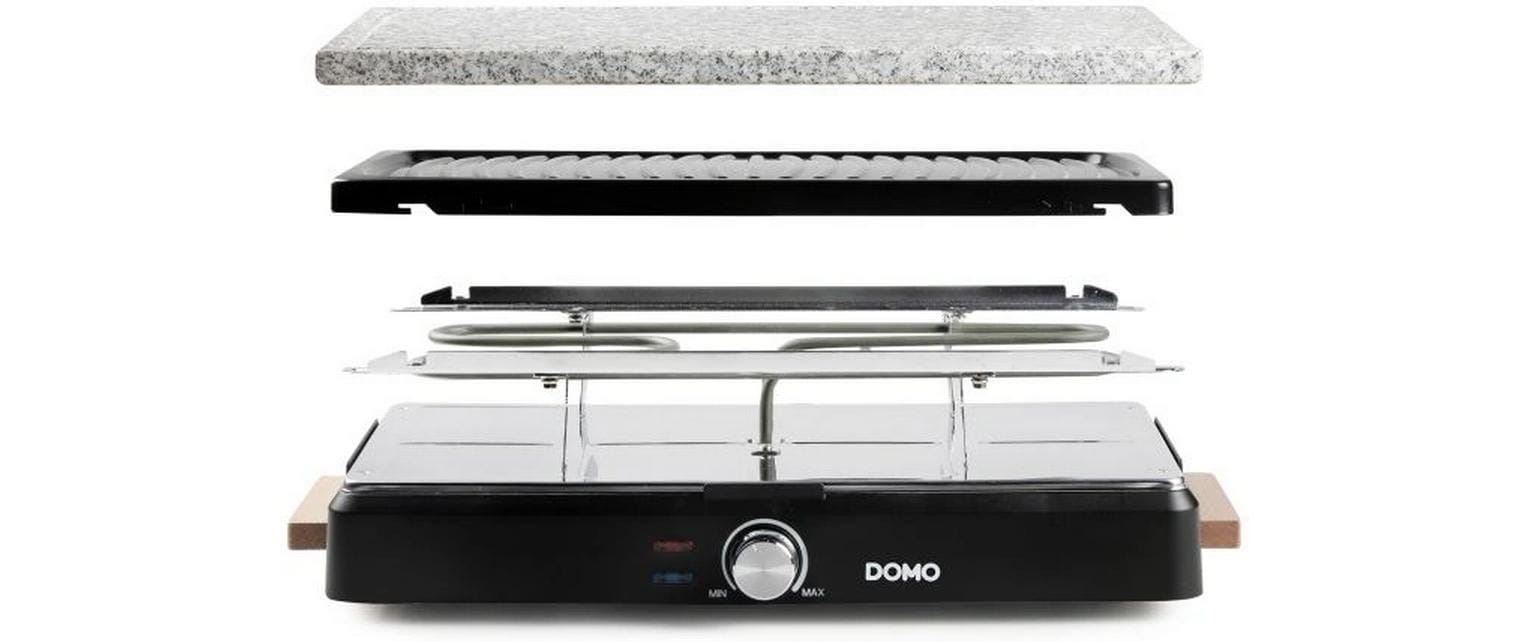 Image of Domo Raclette "DO9262G mit Naturstein und Grillplatte" 1.400 W