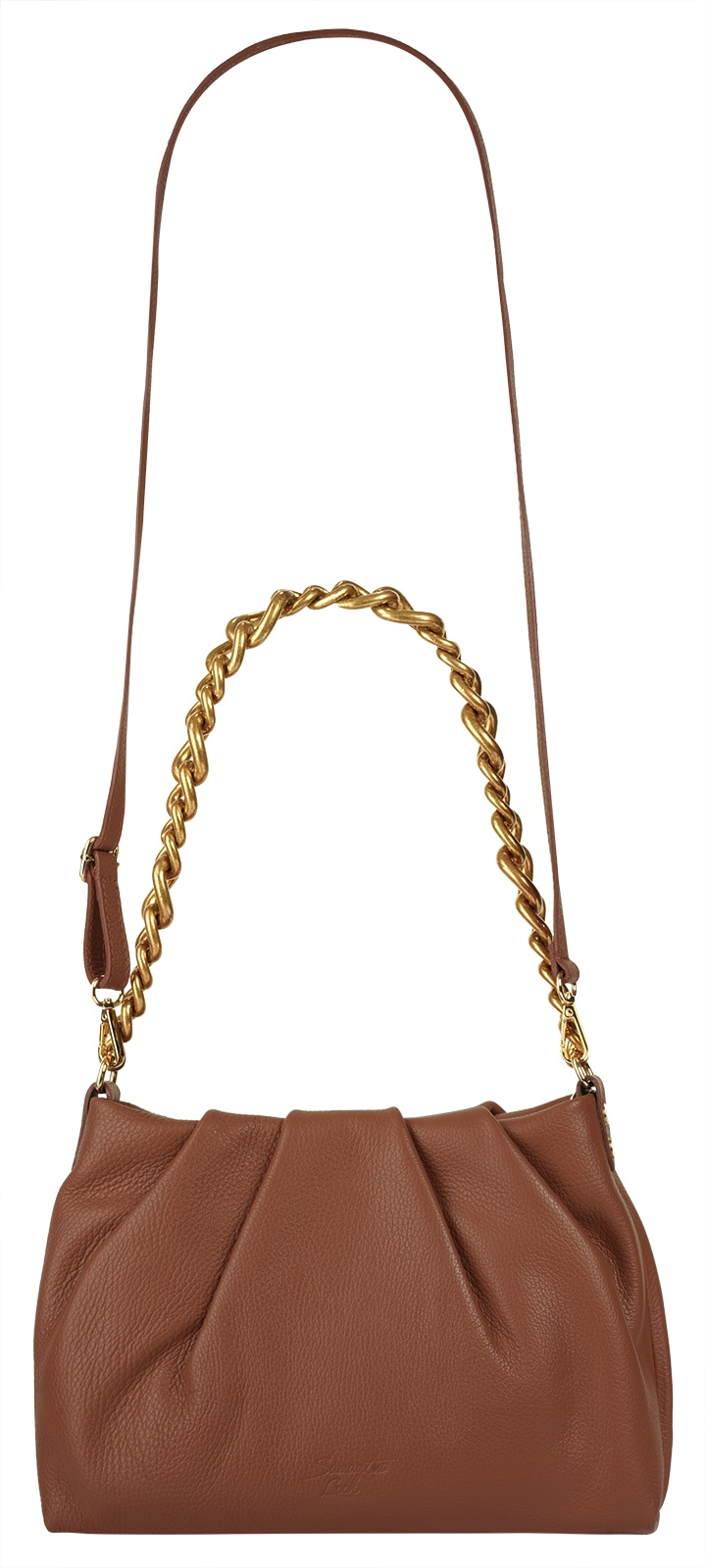 Samantha Look Sac à bandoulière echt Leder, Made in Italy