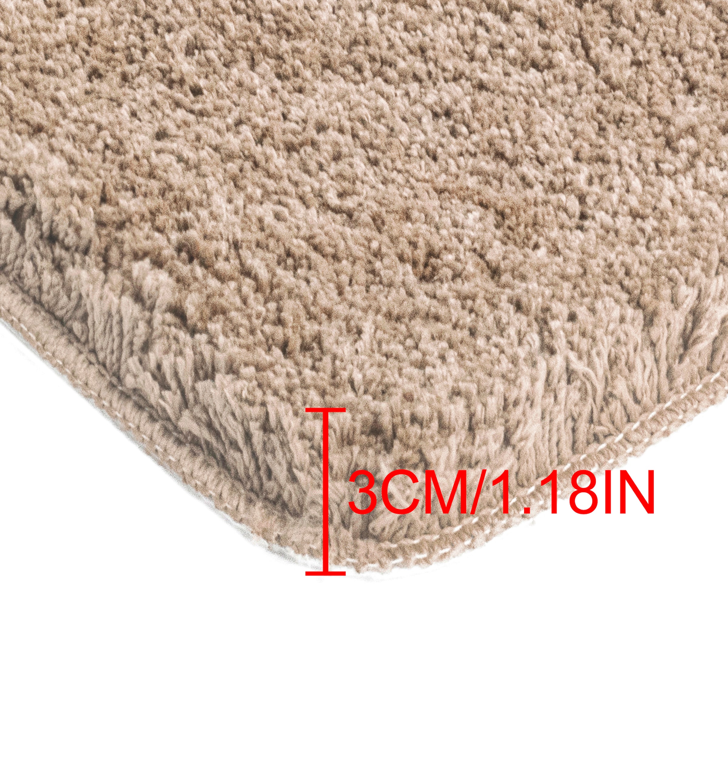 my home Badematte »Sanremo, Badvorleger, Badezimmer Teppich, sehr weich«, rutschhemmend beschichtet, fussbodenheizungsgeeignet-schnell trocknend, Badteppich, unifarben, rechteckig, rund & als 3-tlg. Set erhältlich