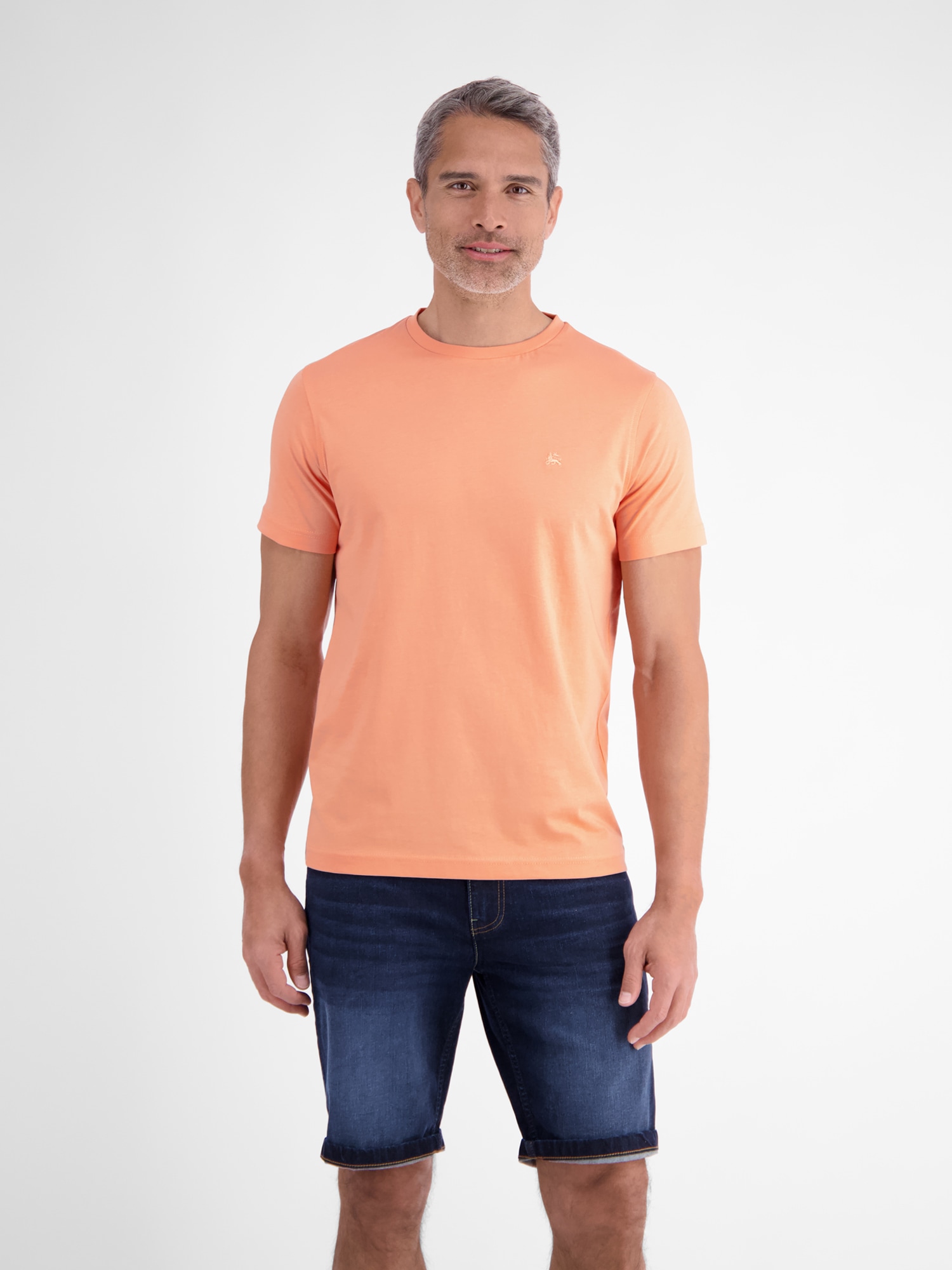 Image of LERROS T-Shirt "Klassisches T-Shirt aus reiner Baumwolle mit Rundkragen"