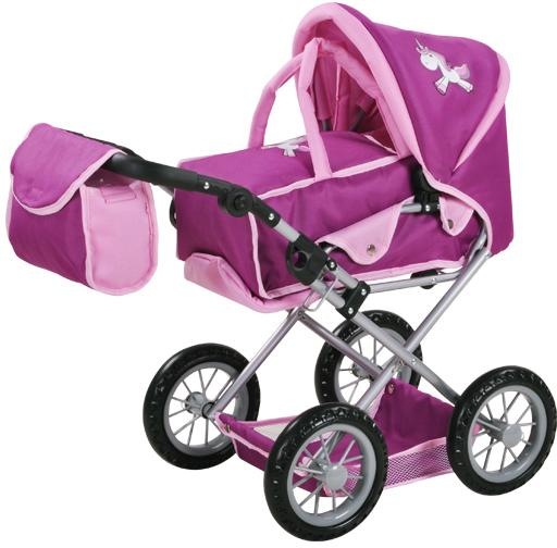 Image of Knorrtoys® Kombi-Puppenwagen »Ruby - UMA. Das Einhorn, lila mit Wickeltasche«, mit Wickeltasche bei Ackermann Versand Schweiz