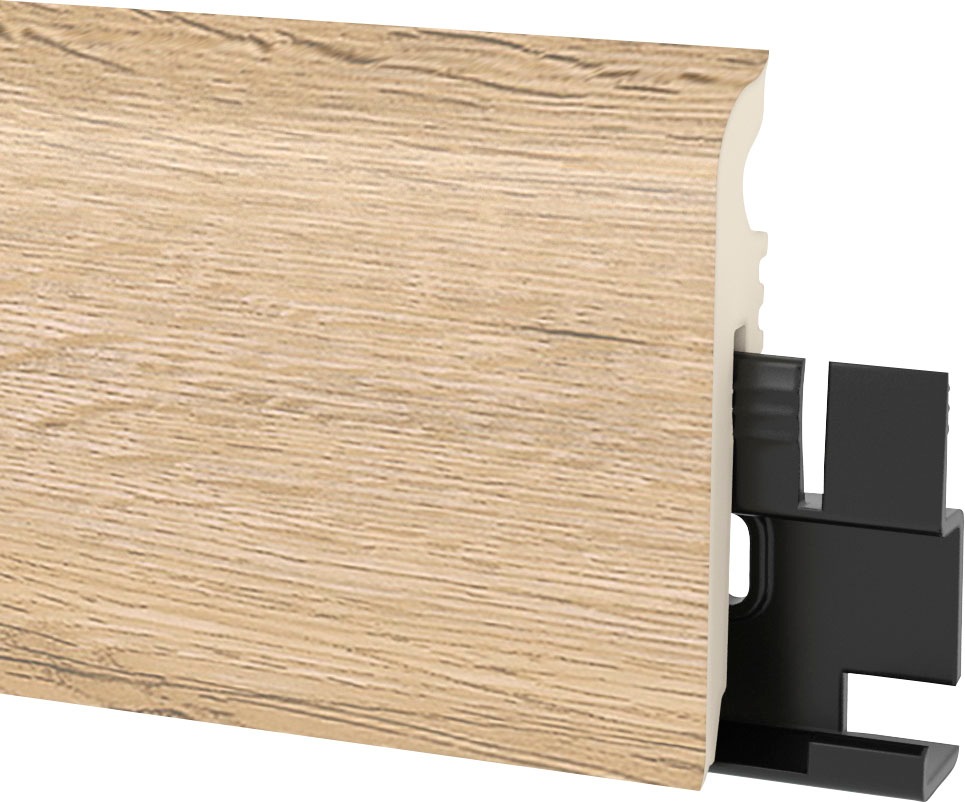 Image of Arbiton Sockelleiste »VIGO 60 Rossport«, (Set, 2 St., 2 Stück á 2,20m), Eiche, Hochwertige Designleiste für Vinyl bei Ackermann Versand Schweiz