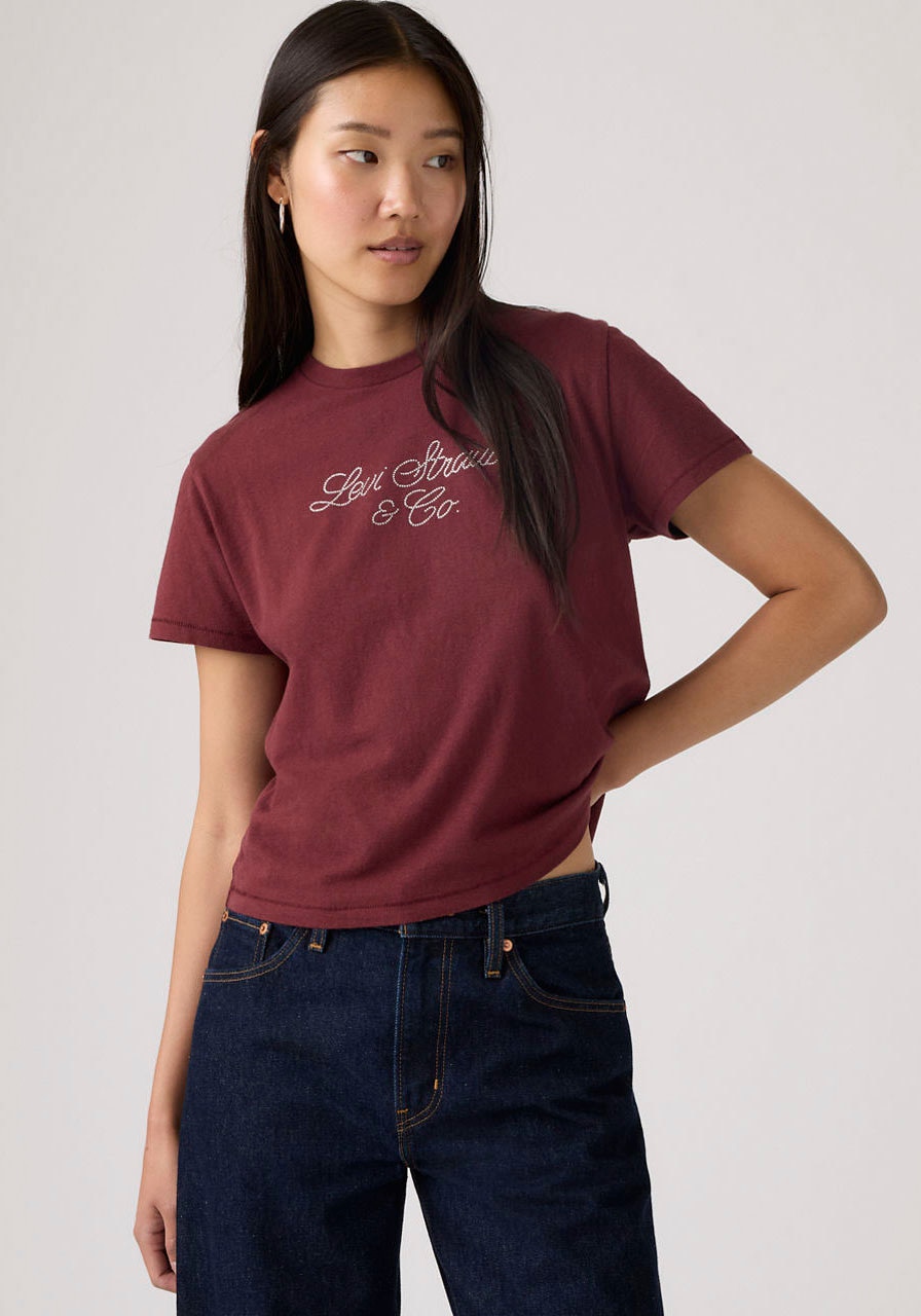 Image of Levis T-Shirt "GRAPHIC CLASSIC T" Glitzerne Applikation