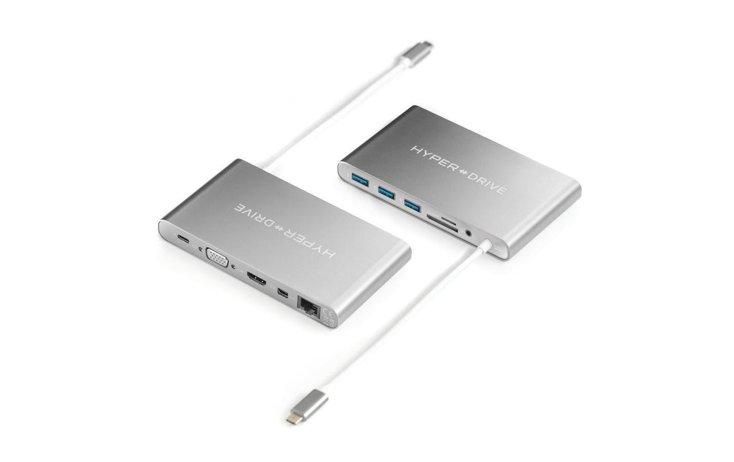 Image of Hyper Laptop-Dockingstation »Hyperdrive Ultimate 11-in-1 Grey« bei Ackermann Versand Schweiz