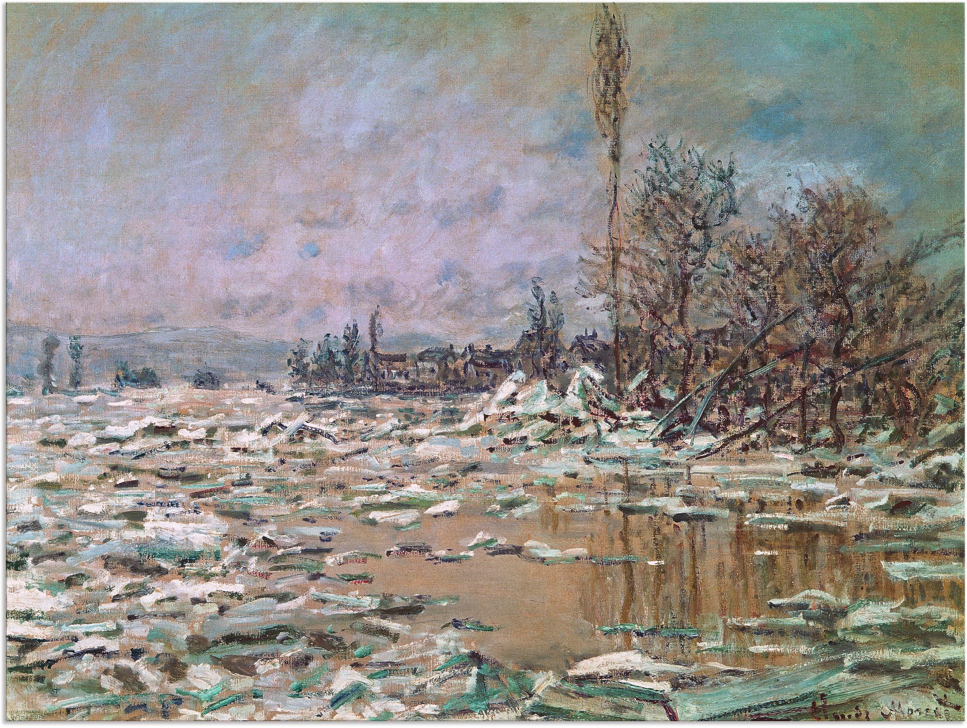 Image of Artland Wandbild »O Degelo.«, Gewässer, (1 St.), in vielen Grössen & Produktarten - Alubild / Outdoorbild für den Aussenbereich, Leinwandbild, Poster, Wandaufkleber / Wandtattoo auch für Badezimmer geeignet bei Ackermann Versand Schweiz