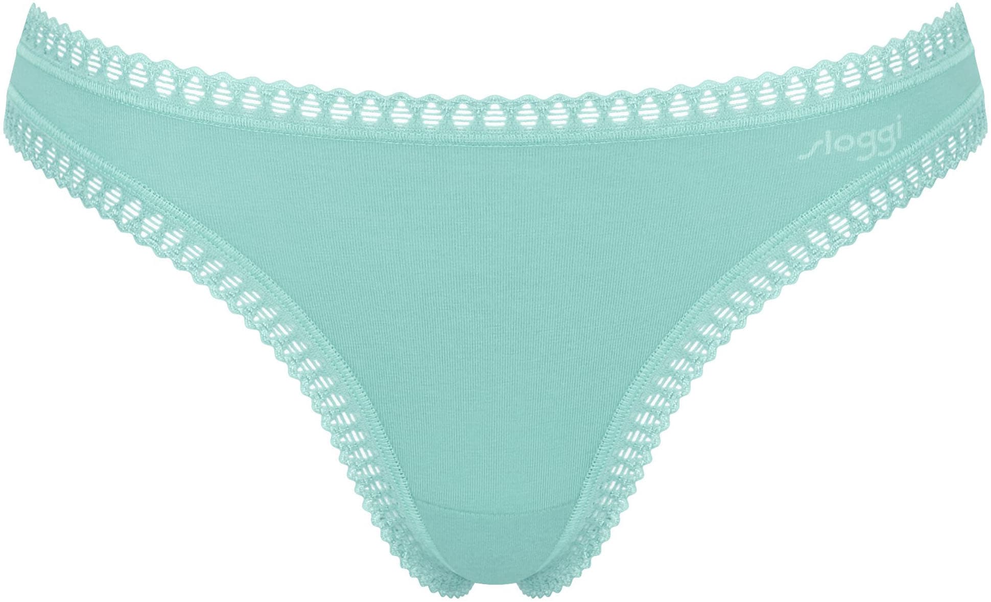 sloggi Slip »GO Crush String C3P«, (3er Pack), mit Spitzendetails