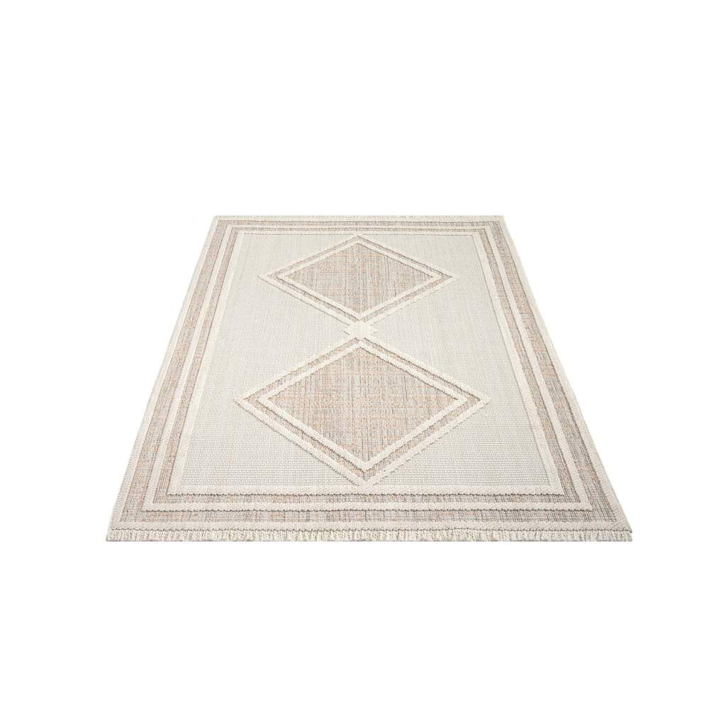 Carpet City Teppich »LINDO 8853«, rechteckig, 11 mm Höhe, Kurzflor, Hochtief-Muster/ 3D-Effekt,...