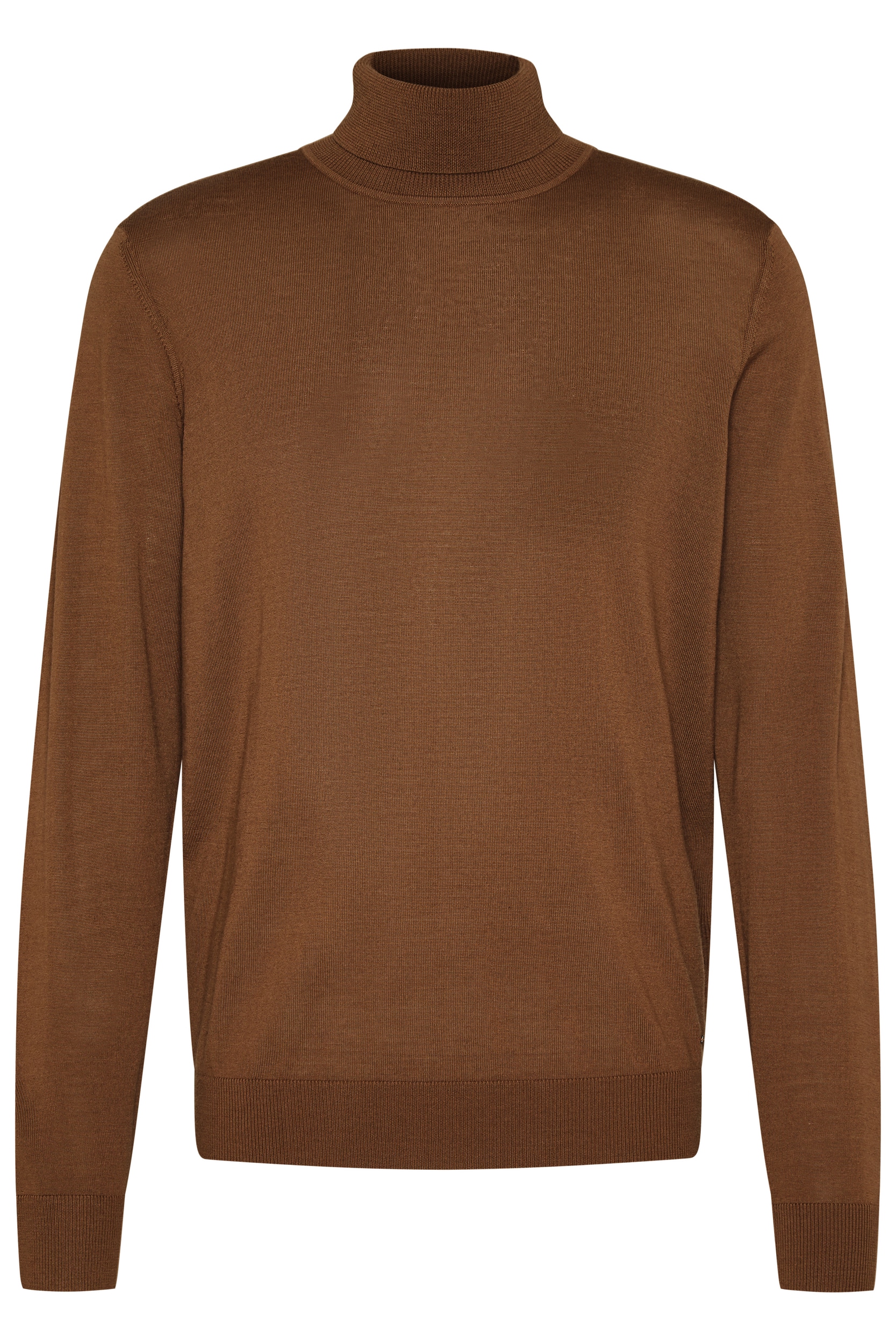 bugatti Pull à col roulé aus 100 % Merinowolle