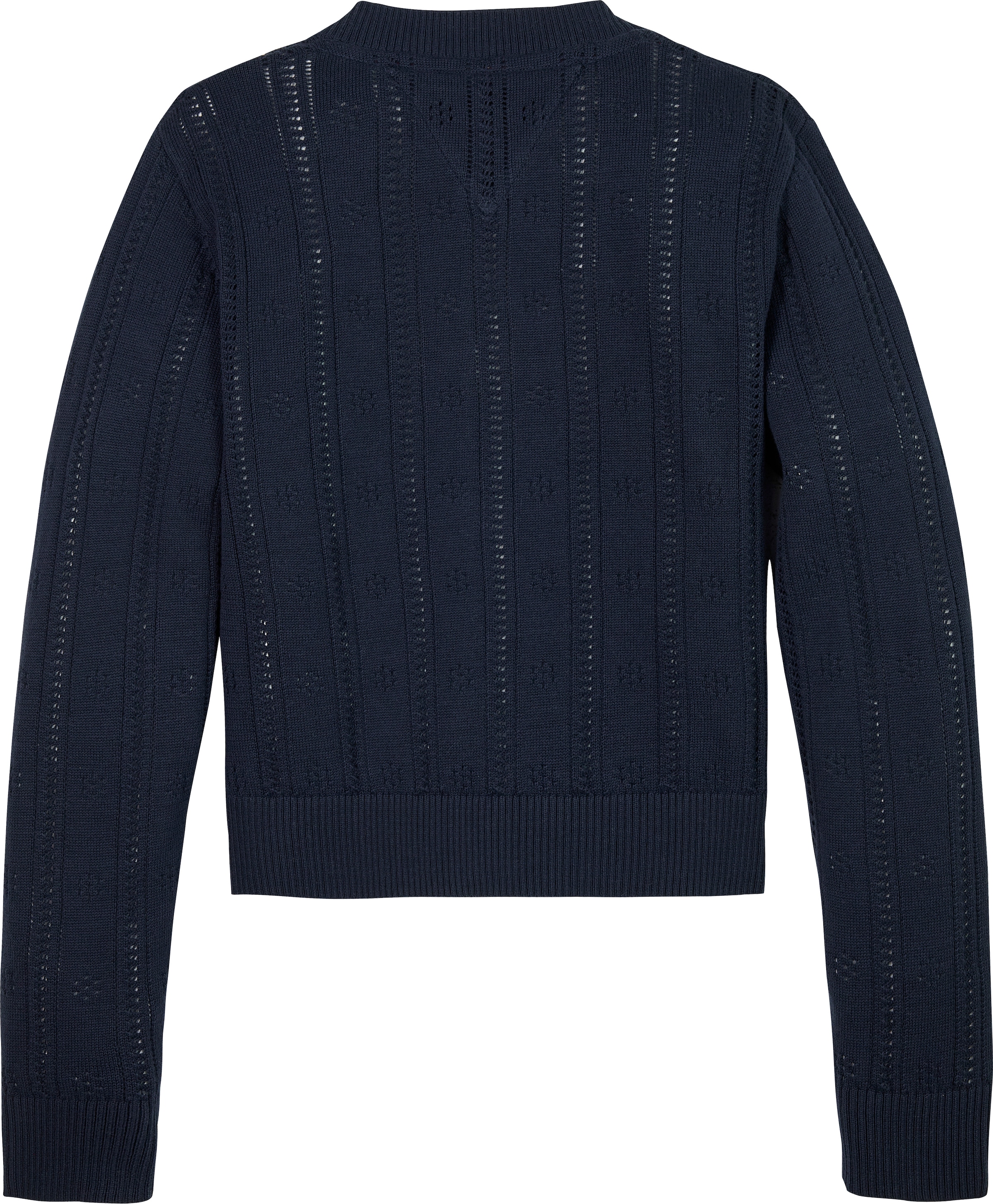 Tommy Hilfiger Strickjacke »POINTELLE CARDIGAN LS«, für Kinder bis 16 Jahre, mit süssem Muster