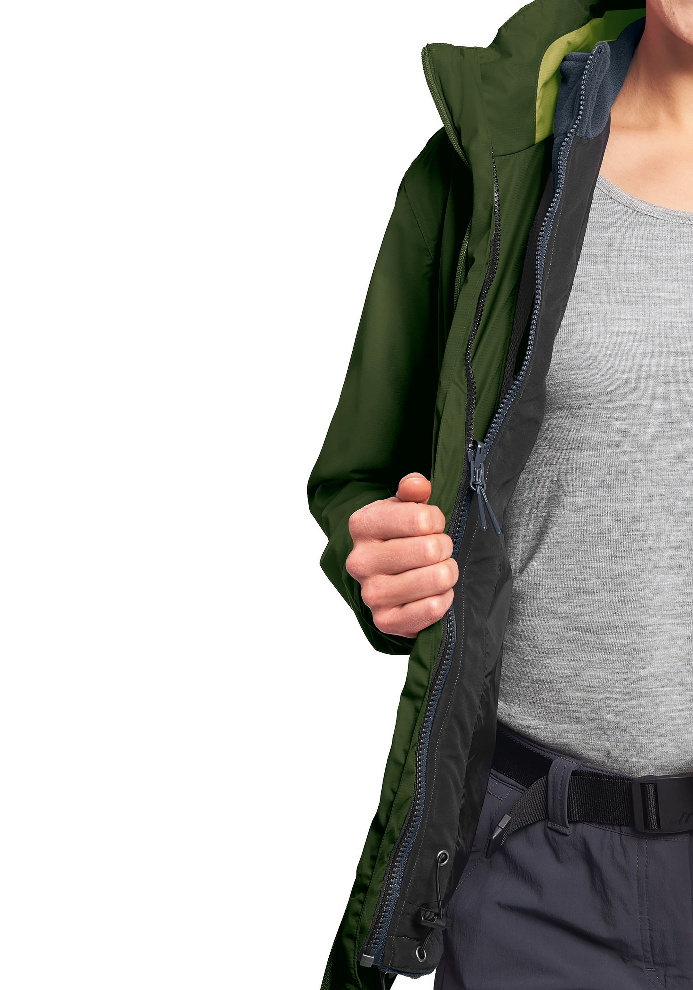Maier Sports Funktionsjacke »Gregale DJ W«, Damen Wanderjacke wasserdicht, Outdoorjacke mit Kapuze