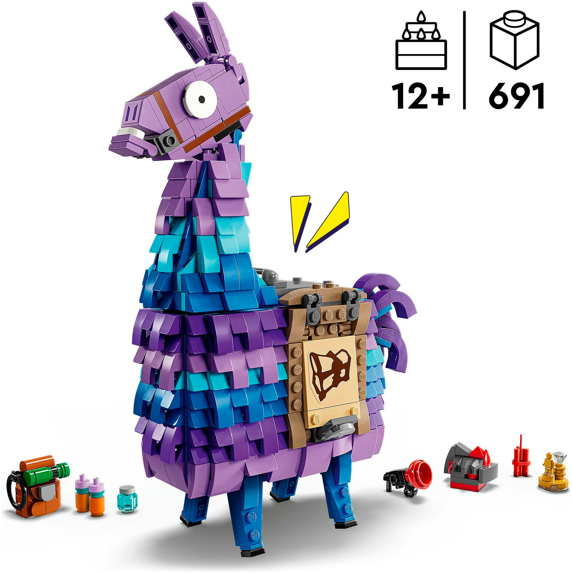 LEGO® Pions de construction »Vorratslama (77071), LEGO Fortnite« Made in Europe