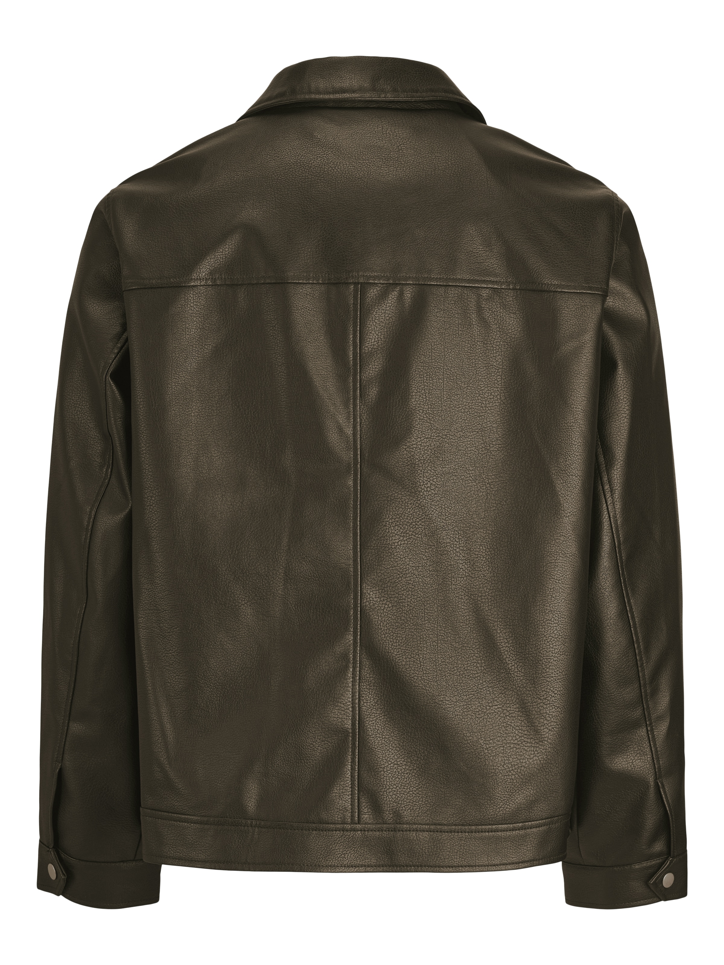Jack & Jones Veste de motard »JJECASABLANCA PU JACKET NOOS« ohne Kapuze mit Fronttaschen
