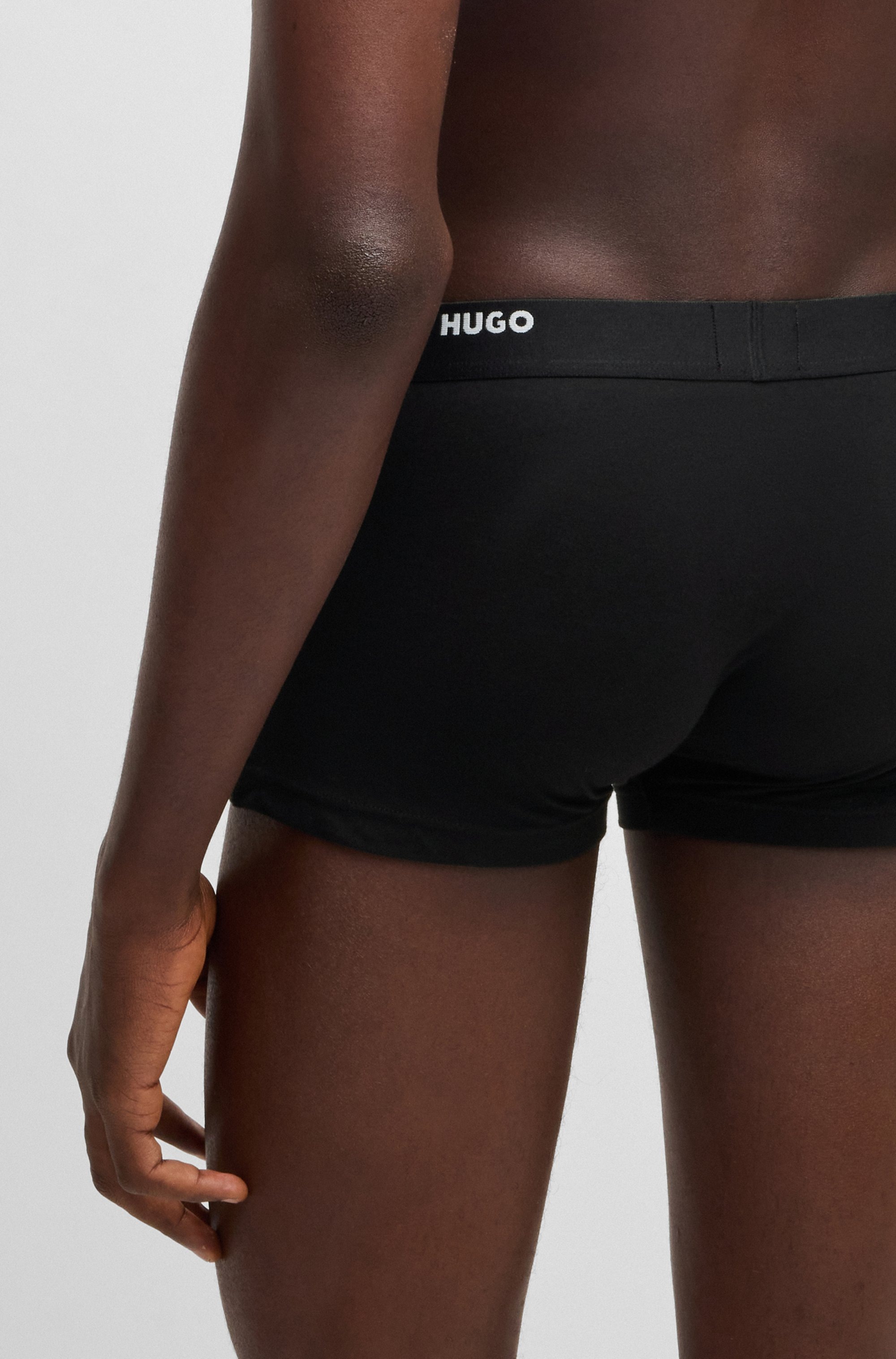 HUGO Underwear Tronc »TRUNK FIVE PACK« 5 cuis mit HUGO Logoschriftzug am Bund