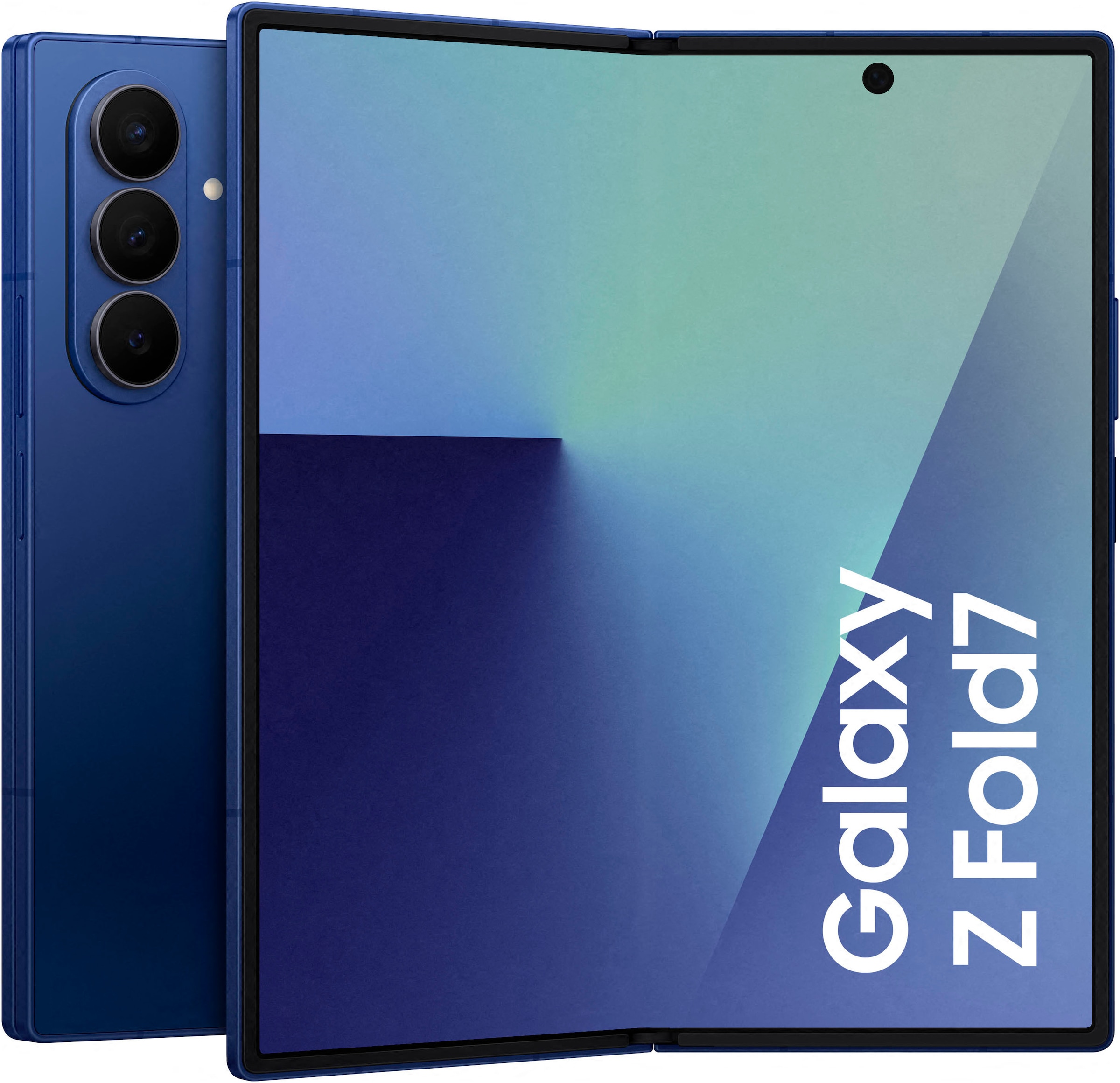 Image of Samsung Smartphone "Galaxy Z Fold7" Blue Shadow