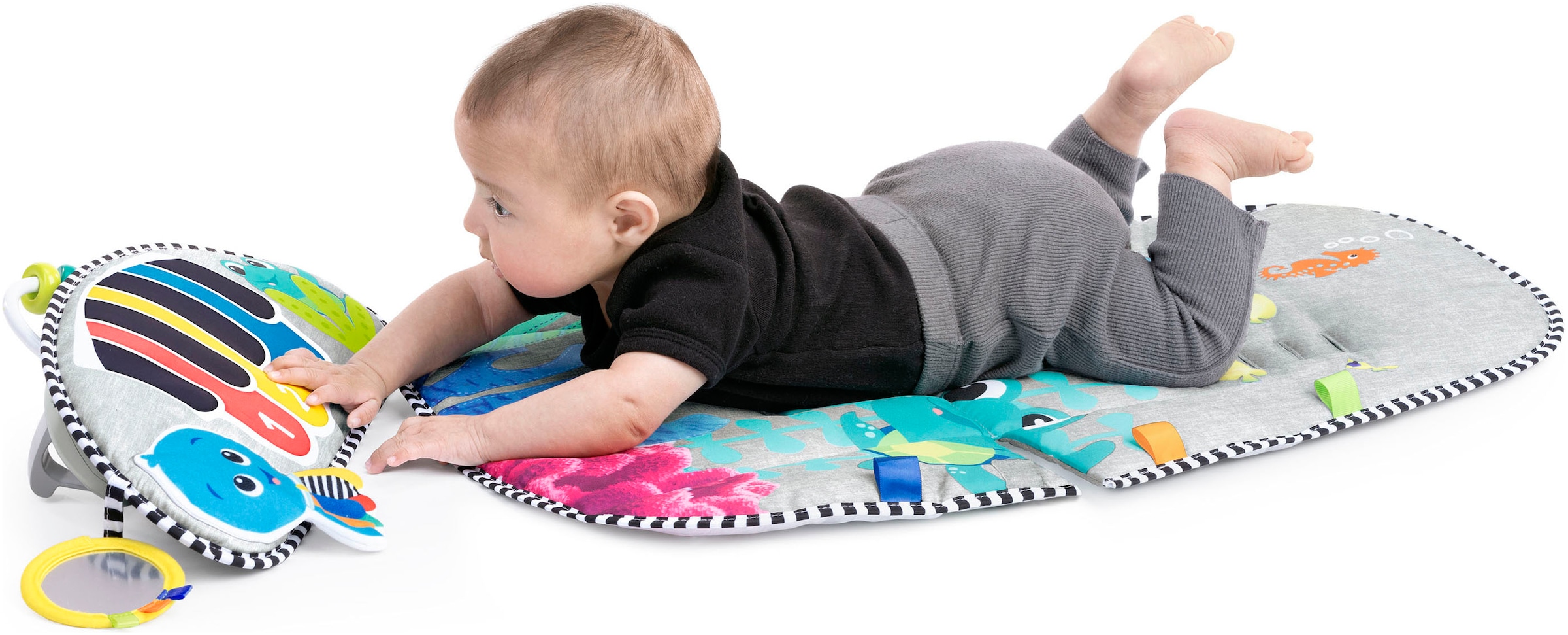 Baby Einstein Transat pour bébé »Kick to It 4-in-1 Musical Swing & Rocker« bis 9 kilos mit Sound-Effekt