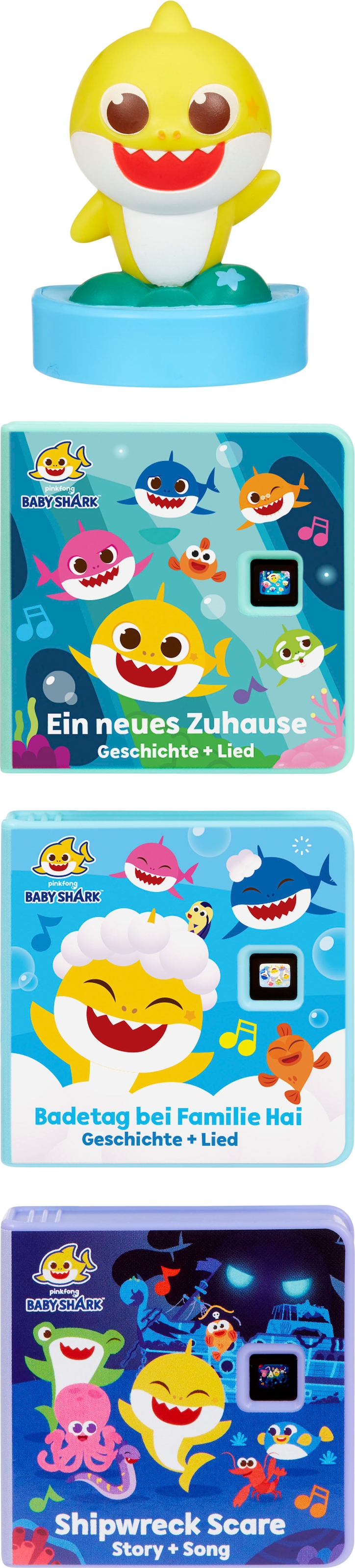 Little Tikes® Cassette de feuilleton audio »Story Dream Machine, Grosser Hai, Kleiner Hai Familien-Kollektion« passend für Story Dream Machine