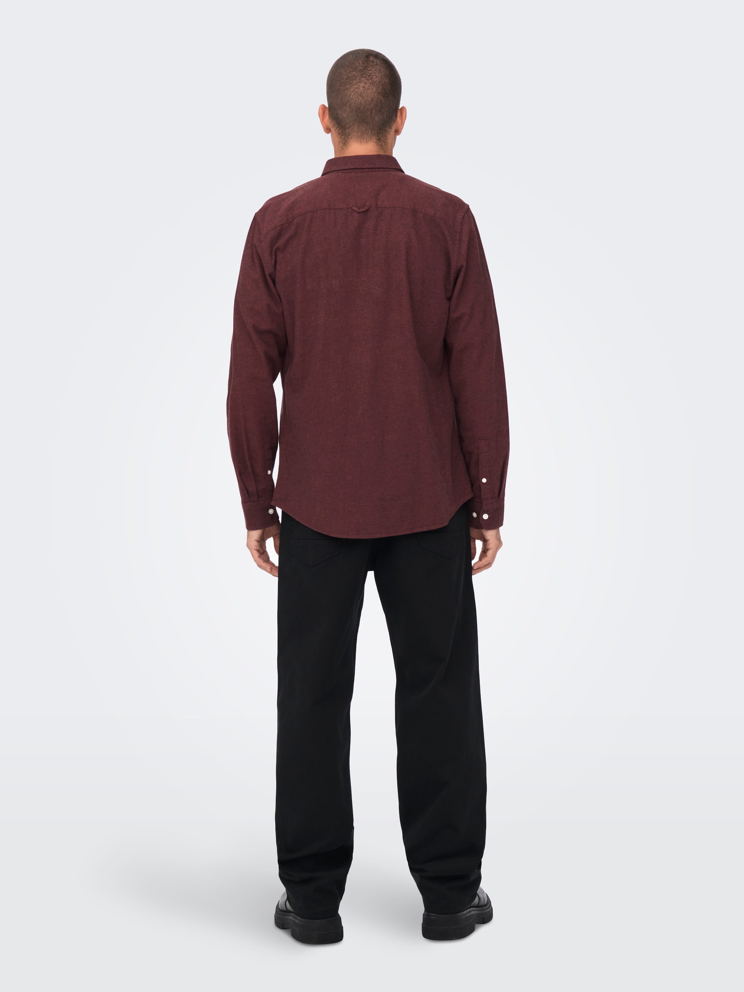 ONLY & SONS Langarmhemd »ONSNIKOLA LS MELANGE SHIRT OTL«