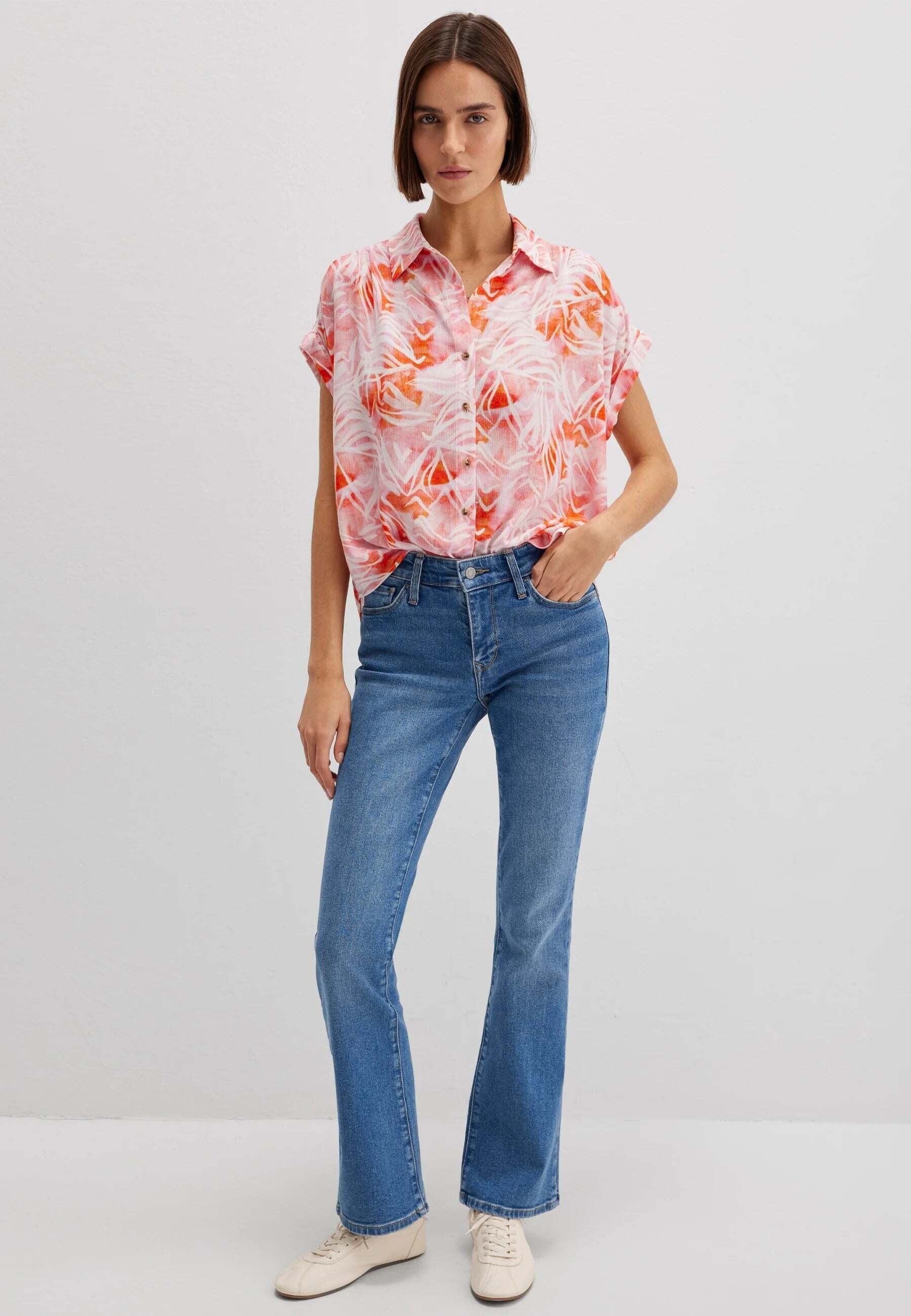 Mavi Kurzarmbluse »Mavi Kurzarmbluse Short Sleeve«