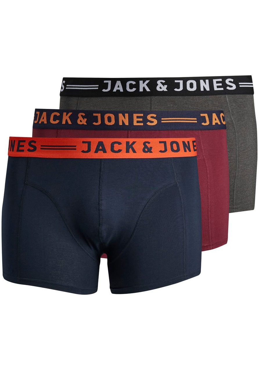 Image of Jack & Jones PlusSize Boxershorts "JACLICHFIELD TRUNKS NOOS 3 PACK PLS" Packung, 3 Stk.