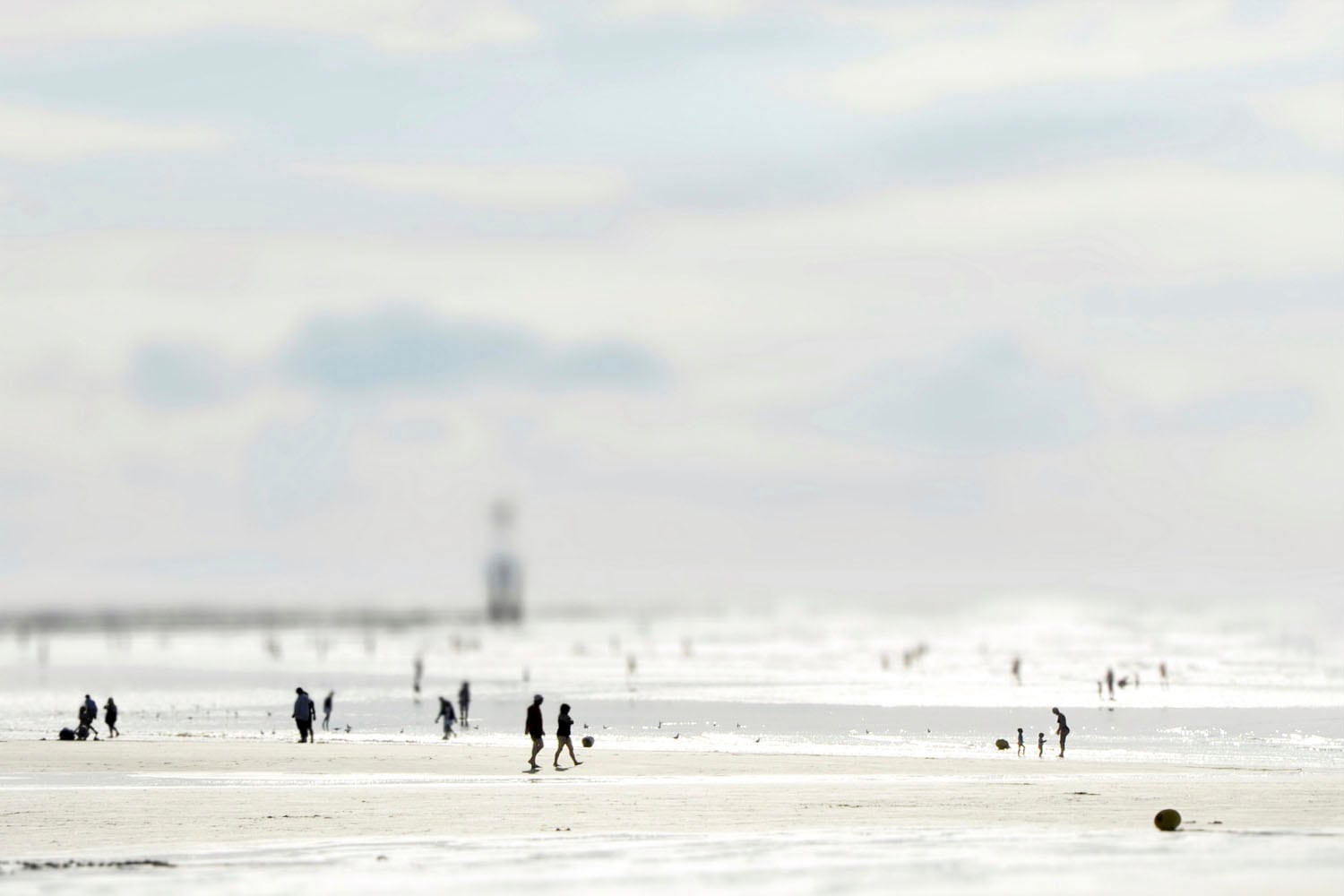 Image of queence Acrylglasbild "Ebbe" Meer Meer Bilder Strand Strandbilder Fine Art-Print in Galeriequalität