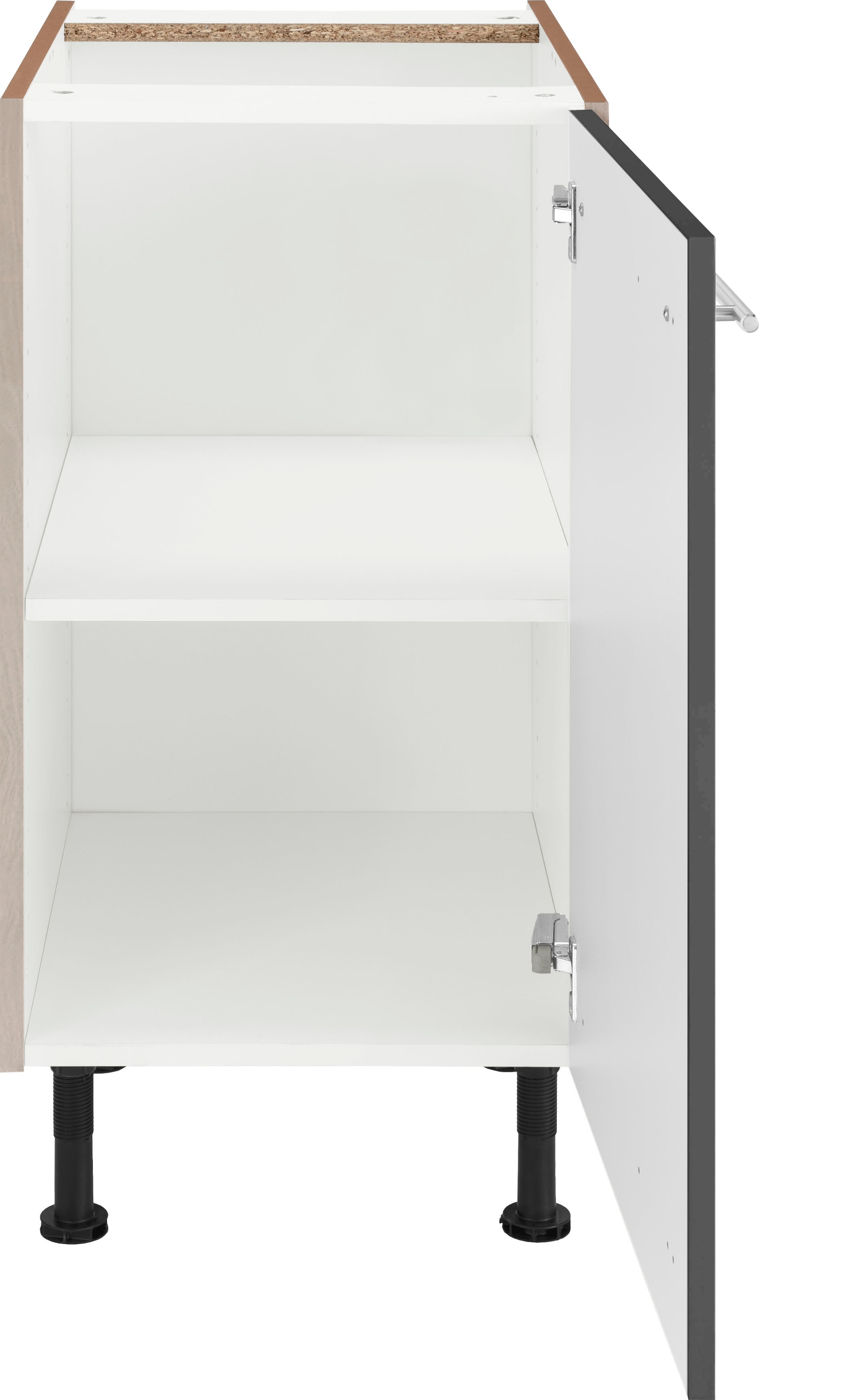 OPTIFIT Unterschrank »Bern«, 40 cm breit, mit 1 Tür mit höhenverstellbaren Füssen, mit Metallgriff