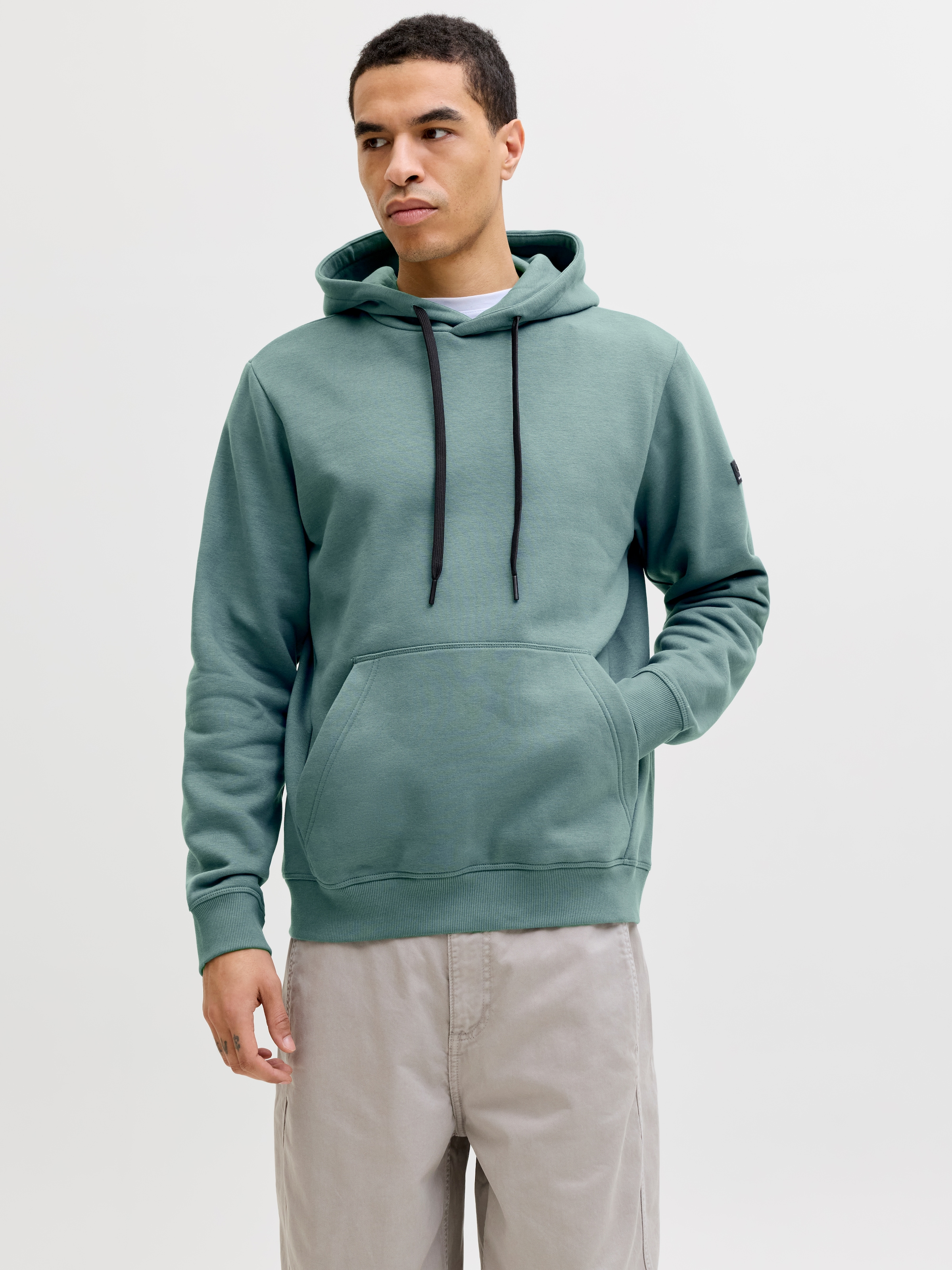 Image of Jack & Jones Kapuzensweatshirt "JCOFUSION SWEAT BADGE HOOD"