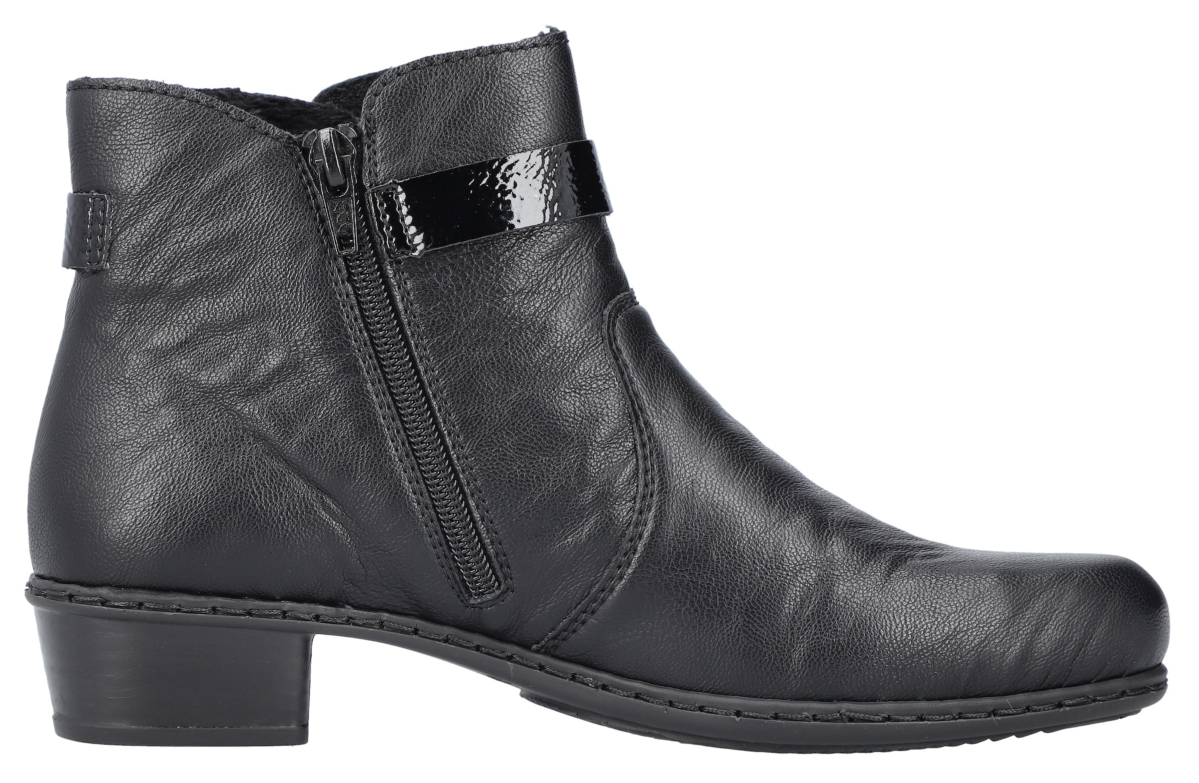 Rieker Stiefelette, mit kleiner Zierkette am Schaft, schmale Form