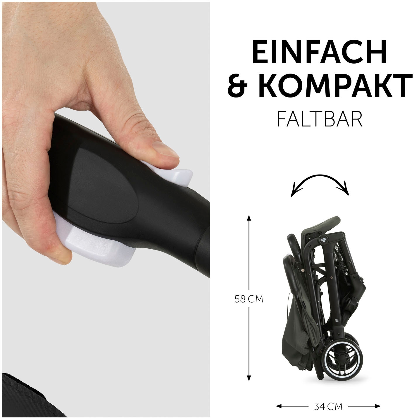 Hauck Kinder-Buggy »Travel N Care« 25 kg Reisebuggy, leicht; bis 25 kg belastbar