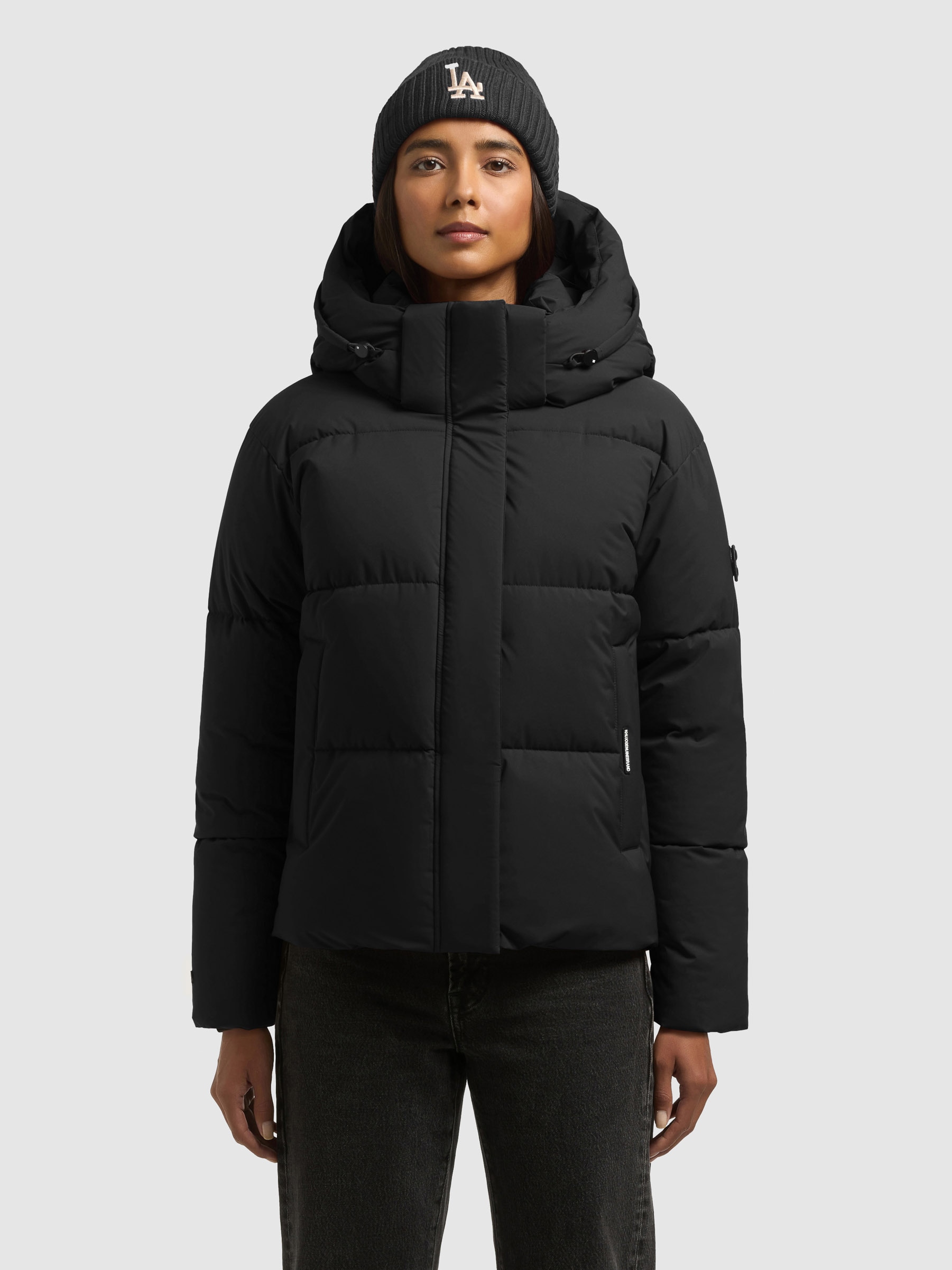 Image of khujo Steppjacke "DEVINA3 MATT" mit Kapuze Taschenbeutel mit Fleece