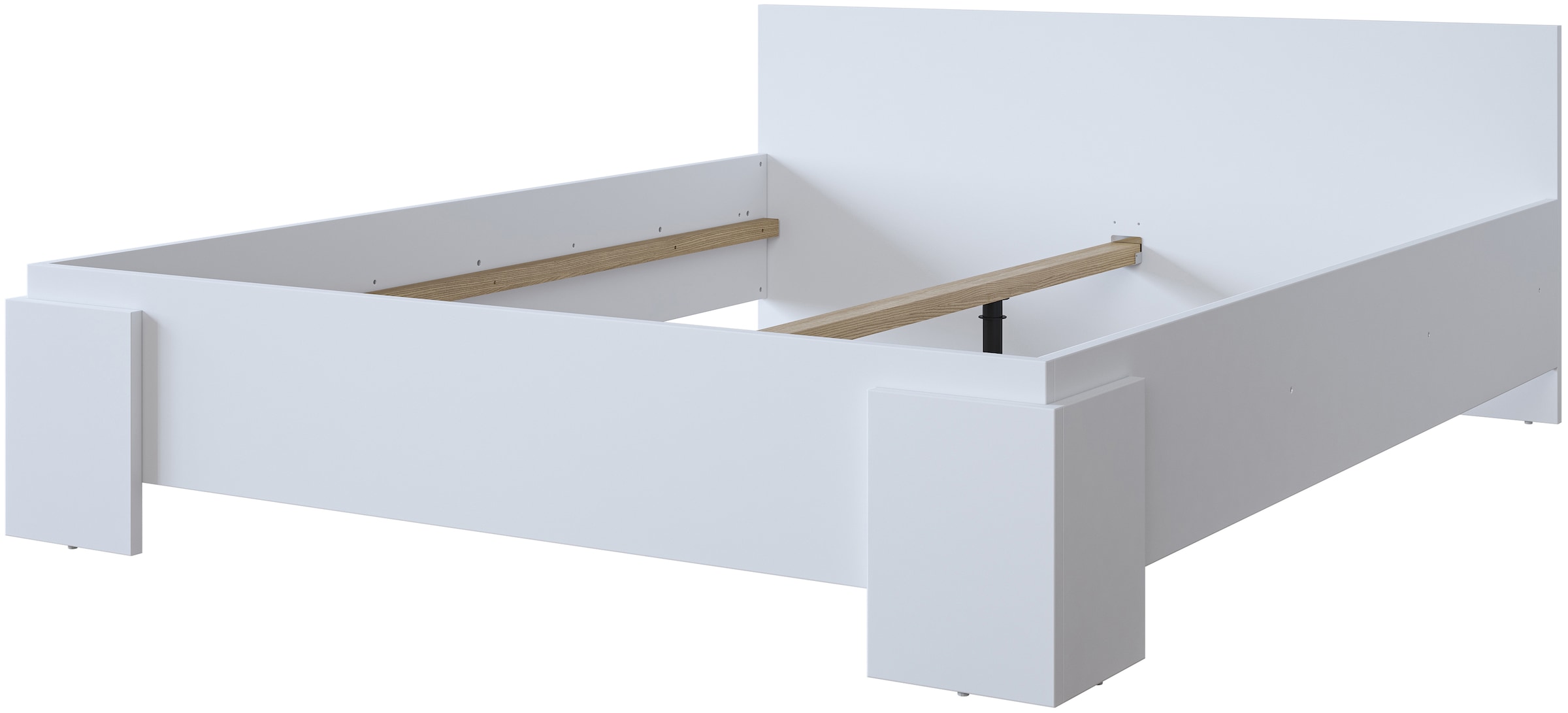 INOSIGN Bettgestell »India, FSC-zertifizierter Holzwerkstoff, Made in Europe«, Doppelbett 160x200 oder 180x200cm, weiss oder schieferfarben