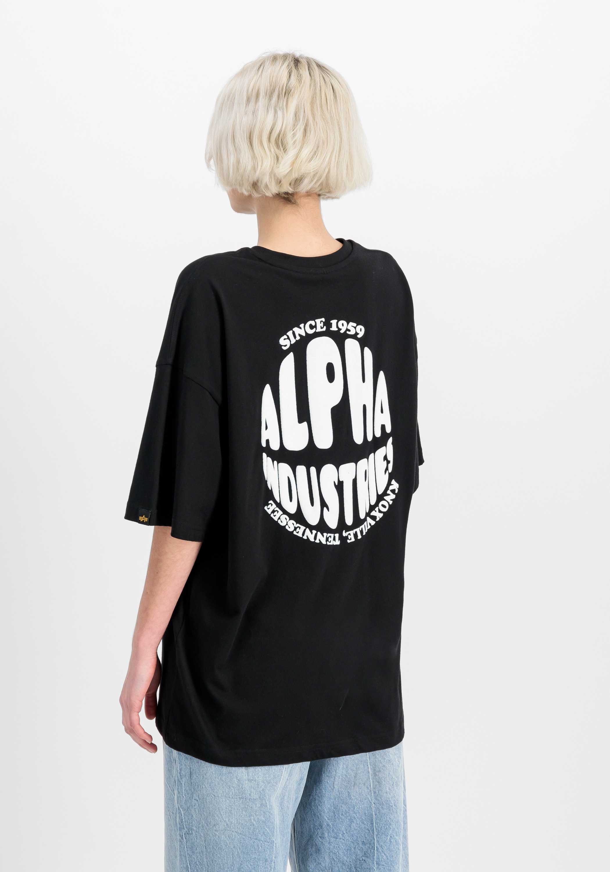 Alpha Industries T-Shirt »Alpha Industries Women - T-Shirts Logo Backprint T-Shirt W«