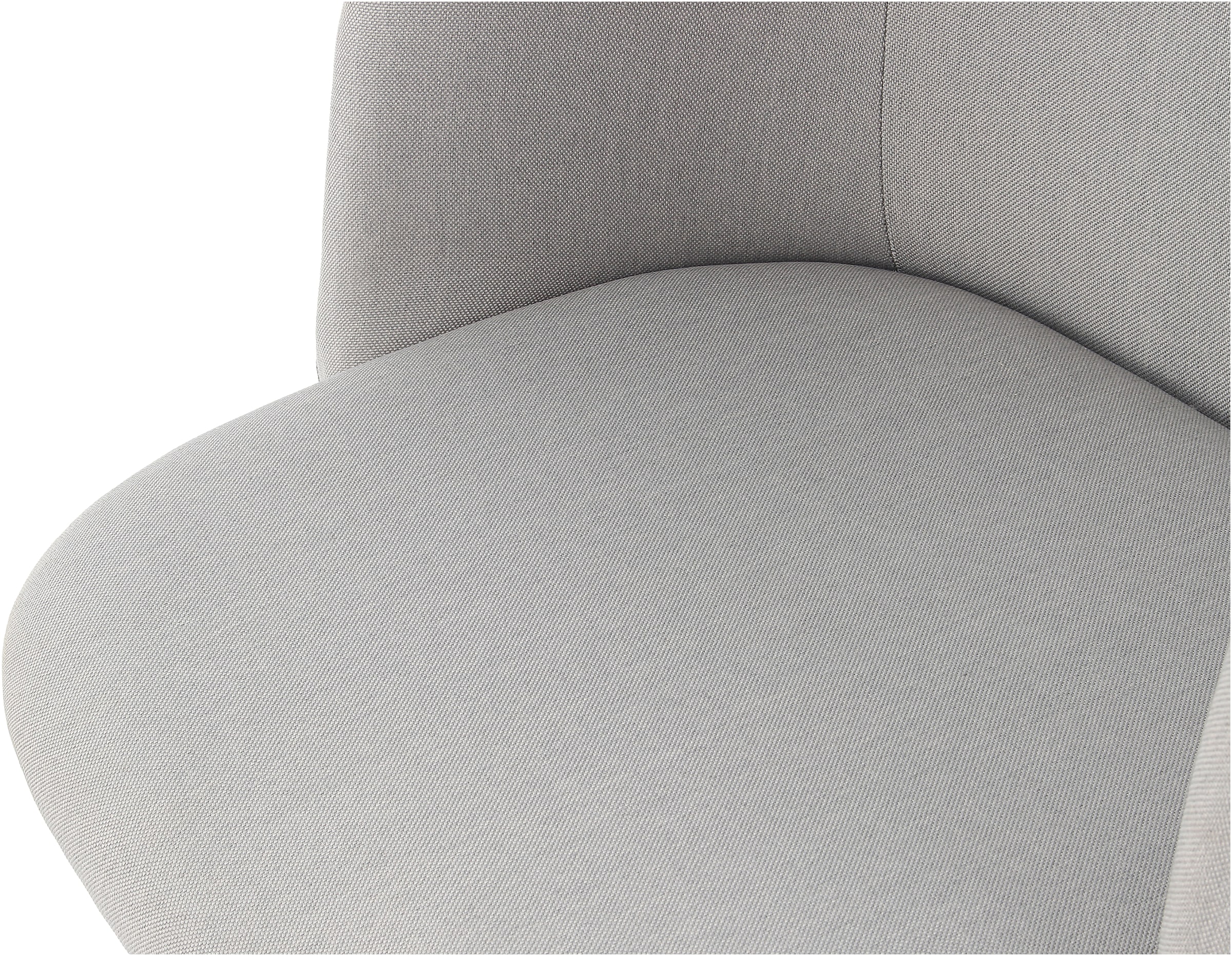 Kayoom Polsterstuhl »Stuhl Celina 110 2er-Set Grau,samtweicher Bezug in moderner Farbgebung« (Set) 2 Stk.samtweicher Bezug, bequem, zeitlos, Hingucker in jedem Wohnbereich