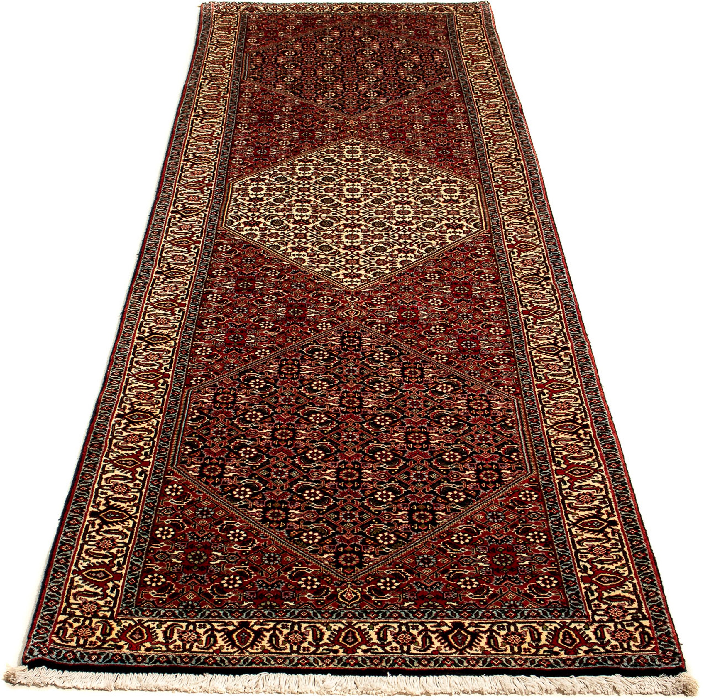 Image of morgenland Orientteppich »Perser - Bidjar - 294 x 84 cm - mehrfarbig«, rechteckig, 15 mm Höhe, Wohnzimmer, Handgeknüpft, Einzelstück mit Zertifikat bei Ackermann Versand Schweiz