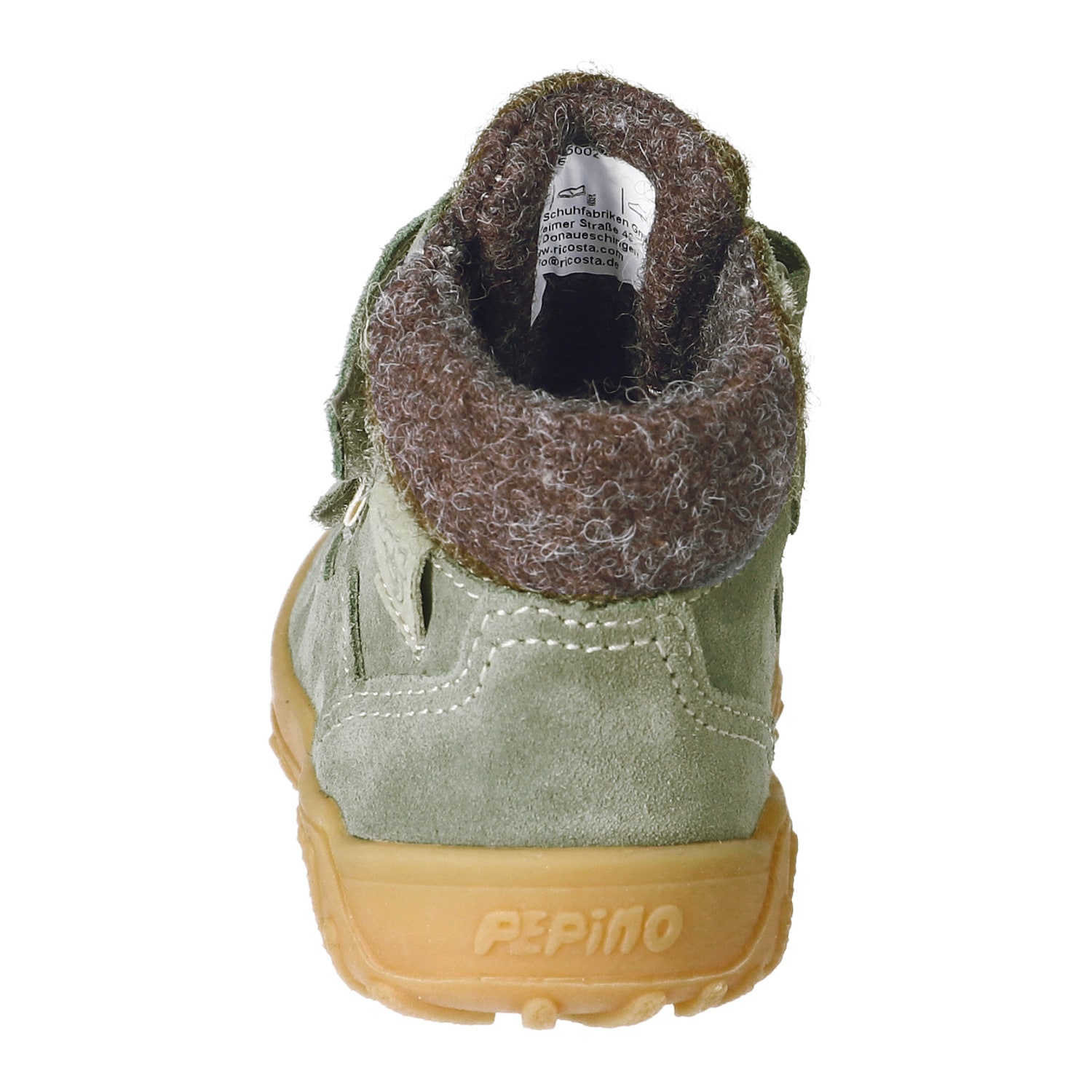 PEPINO by RICOSTA Chaussures de marche »Donte 50 WMS: weit«  Bottes d'hiver, chaussure à scratch avec TEX, gabarit de taille à télécharger