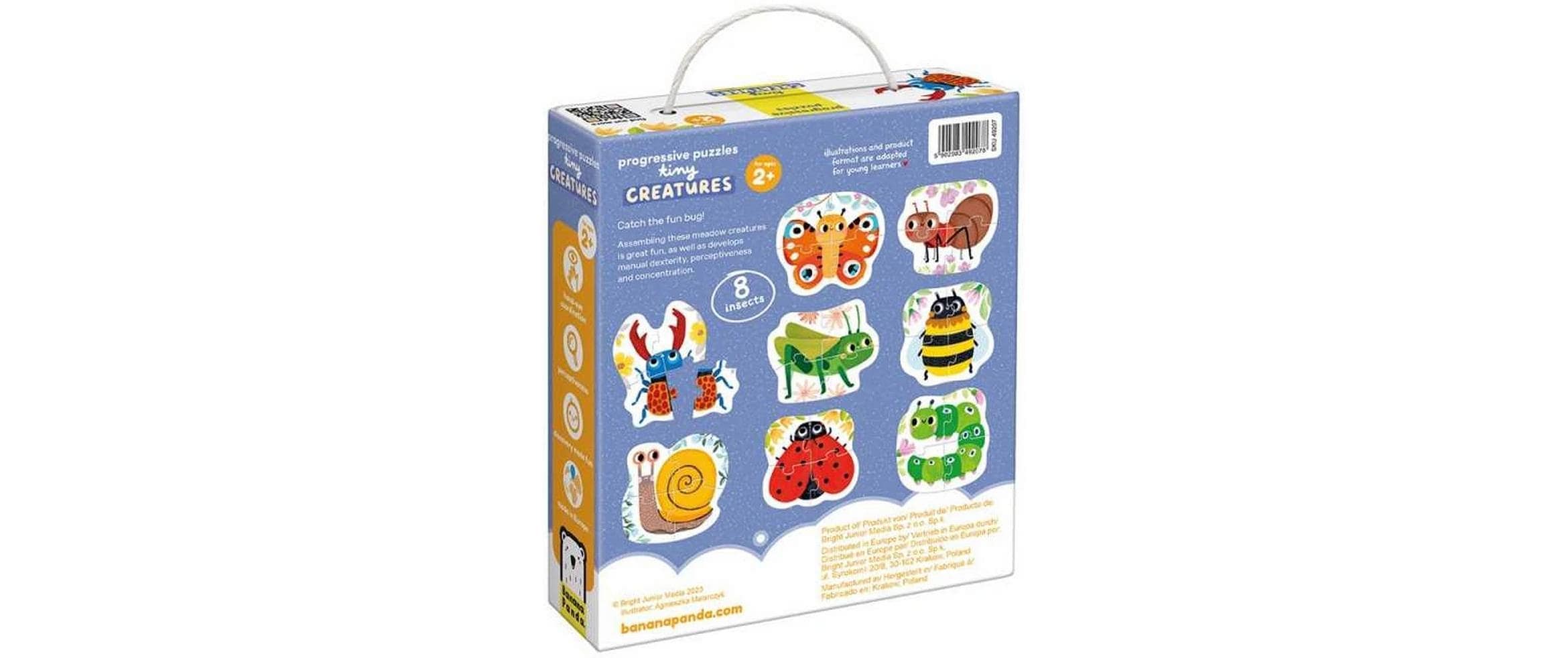   Puzzle »Banana Panda Progressive Tiny Creatures Pappe 32 Teile« Multilingual