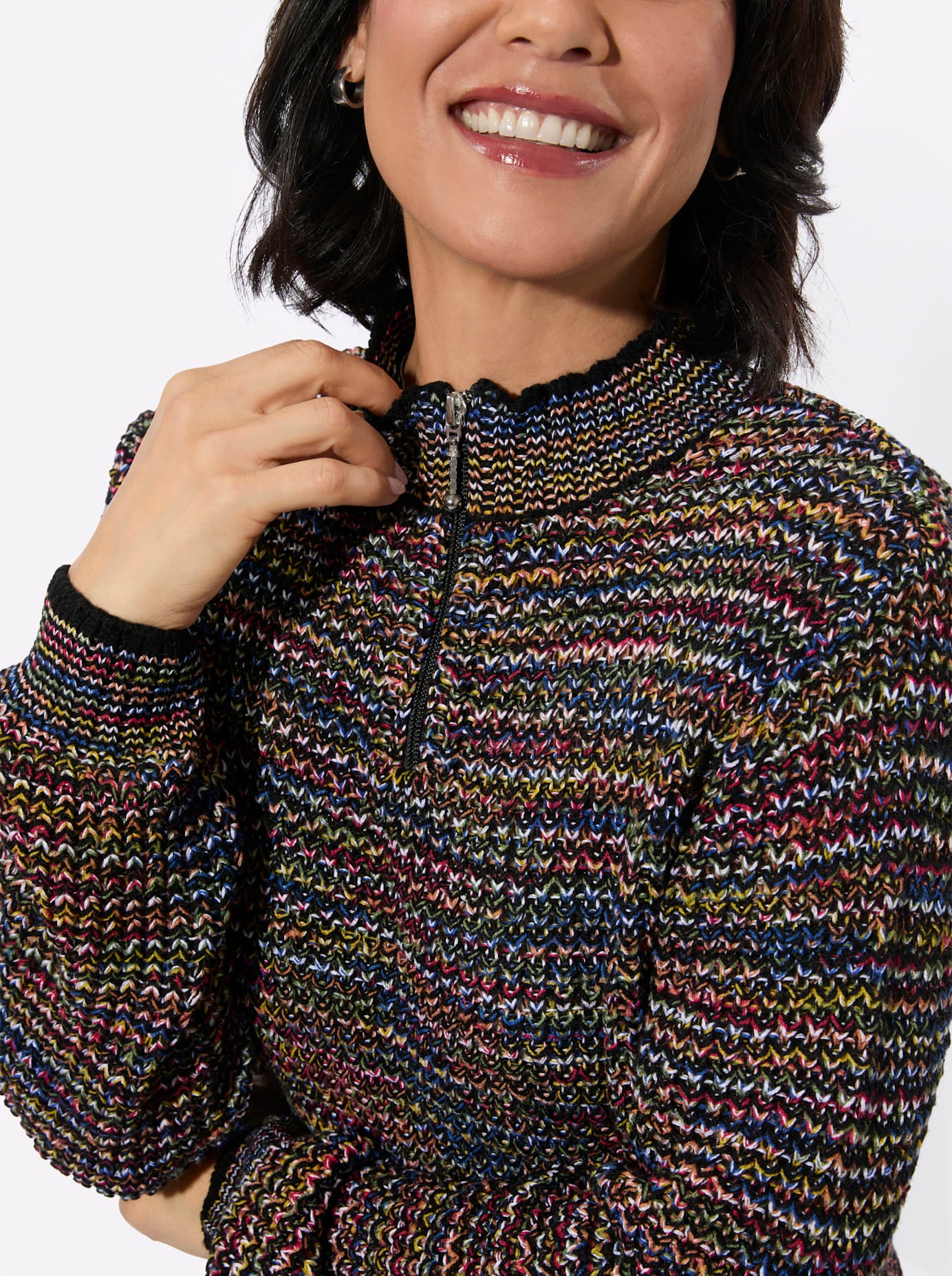 Casual Looks Stehkragenpullover »Stehkragen-Pullover«