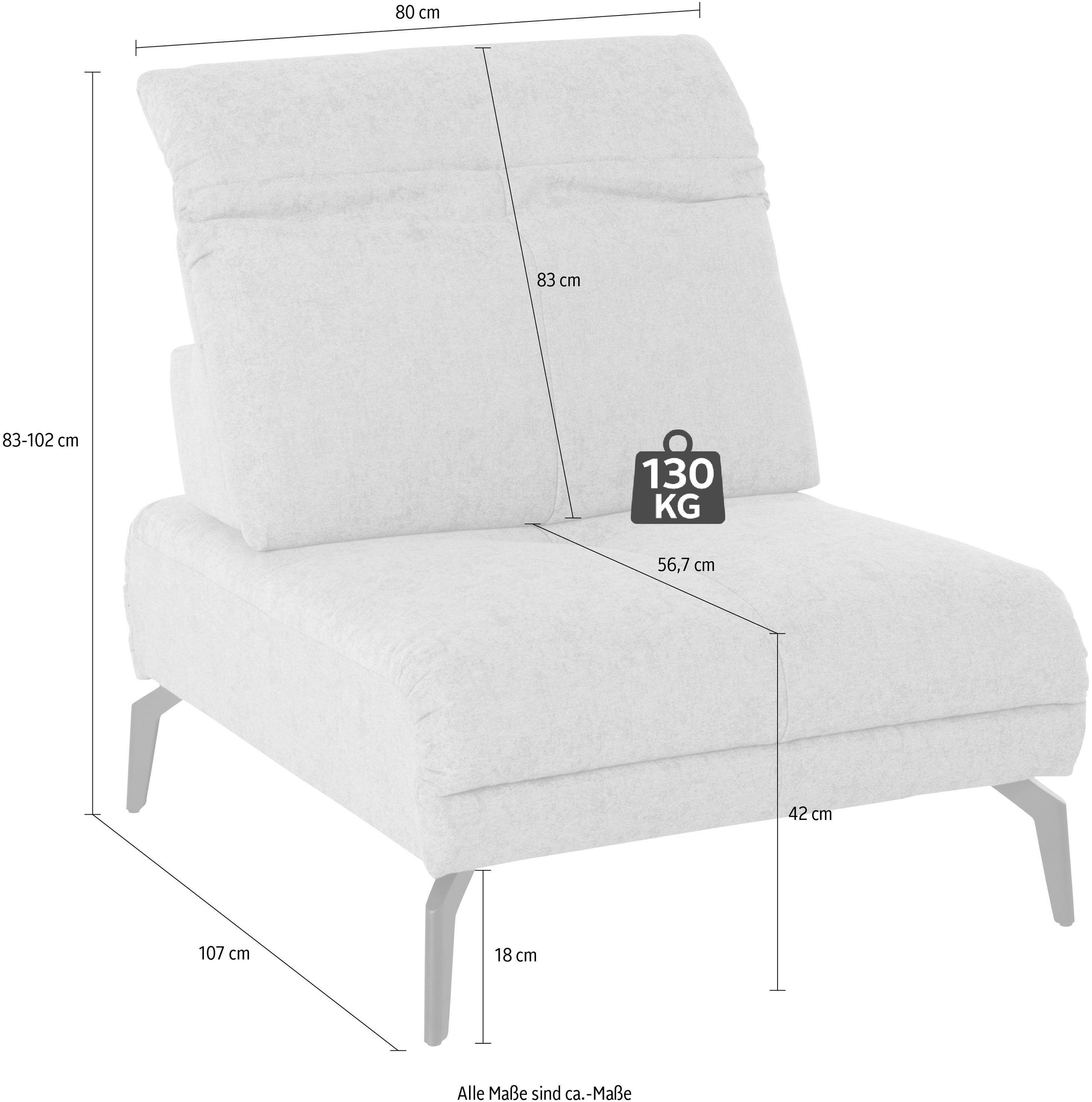 andas Sessel »Stenlille« mit Sitztiefenverstellung und Kopfteilverstellung