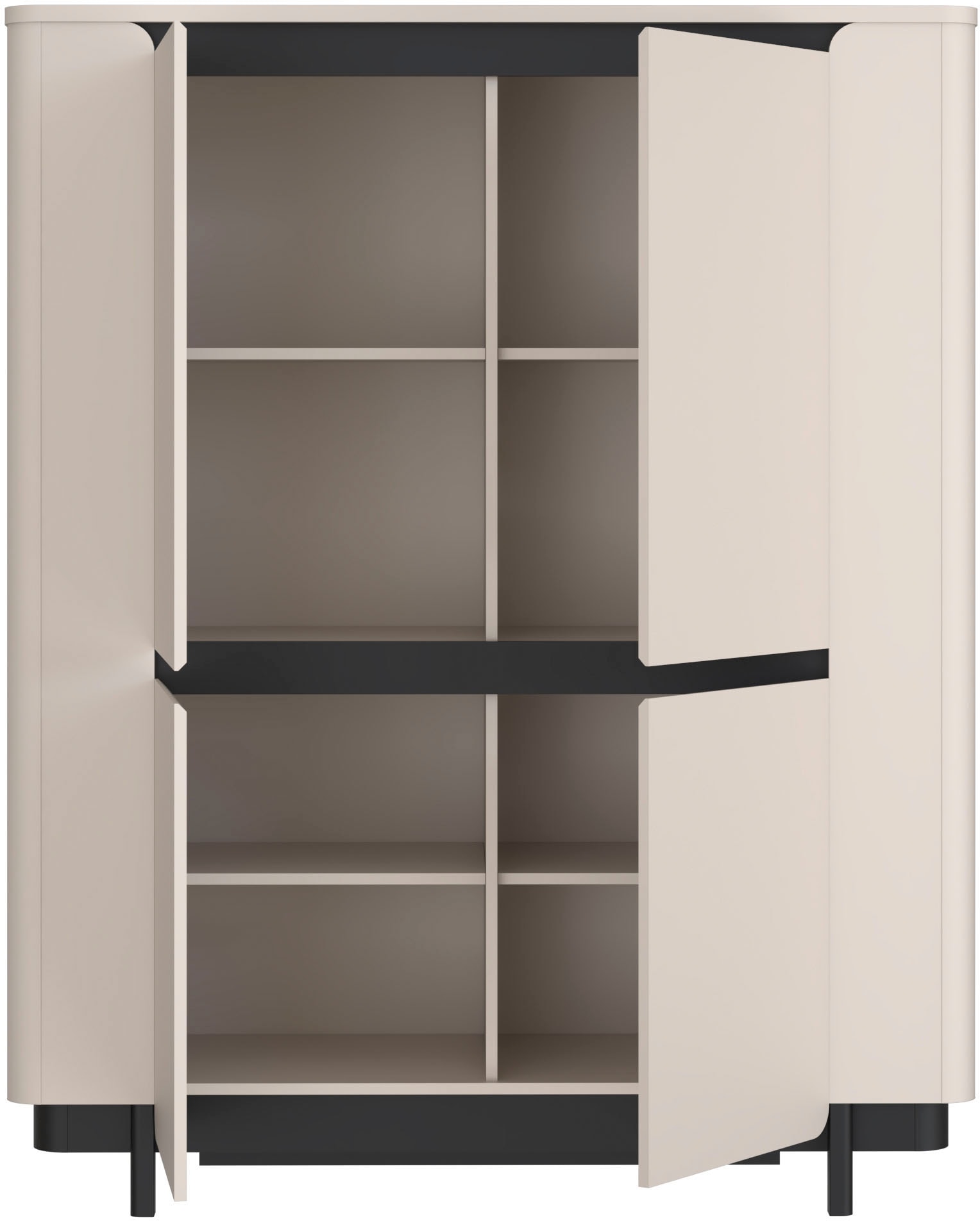 FORTE »Vodol« Highboard, Soft Close, ABS Kanten