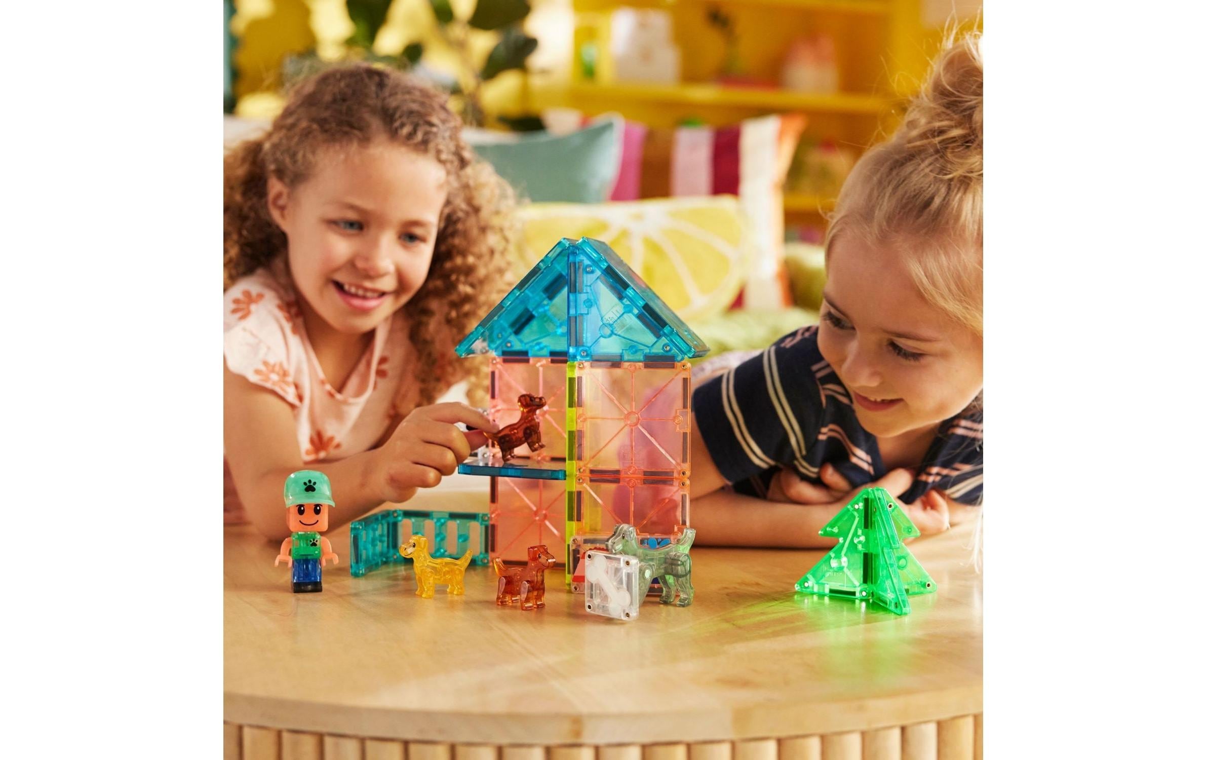   Steinbaukasten »Magna-Tiles Puppy Park 27 Teile«