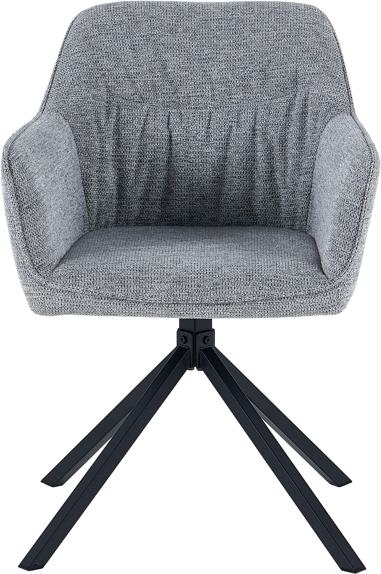 GOODproduct Esszimmerstuhl »Turin« (Set) 2 Stk.moderner Stuhl, 360 Grad drehbar, mit hochwertigem Strukturstoff