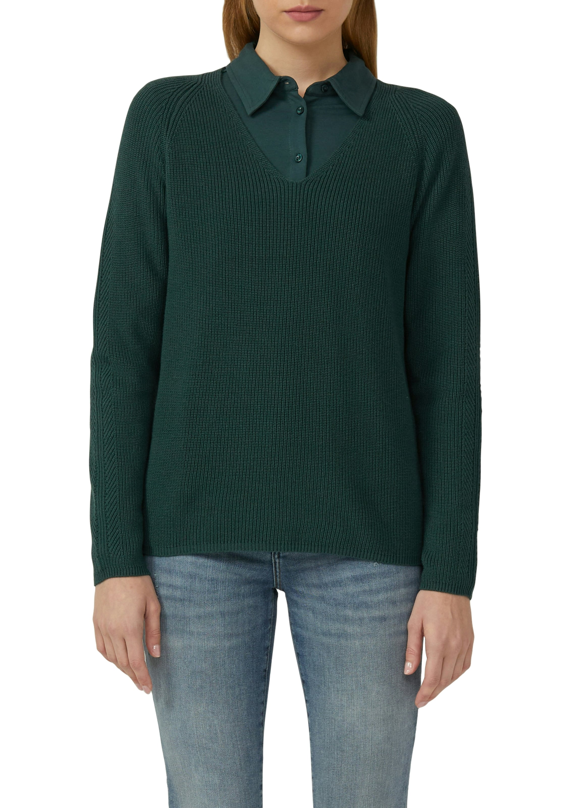 s.Oliver Strickpullover mit V-Ausschnitt