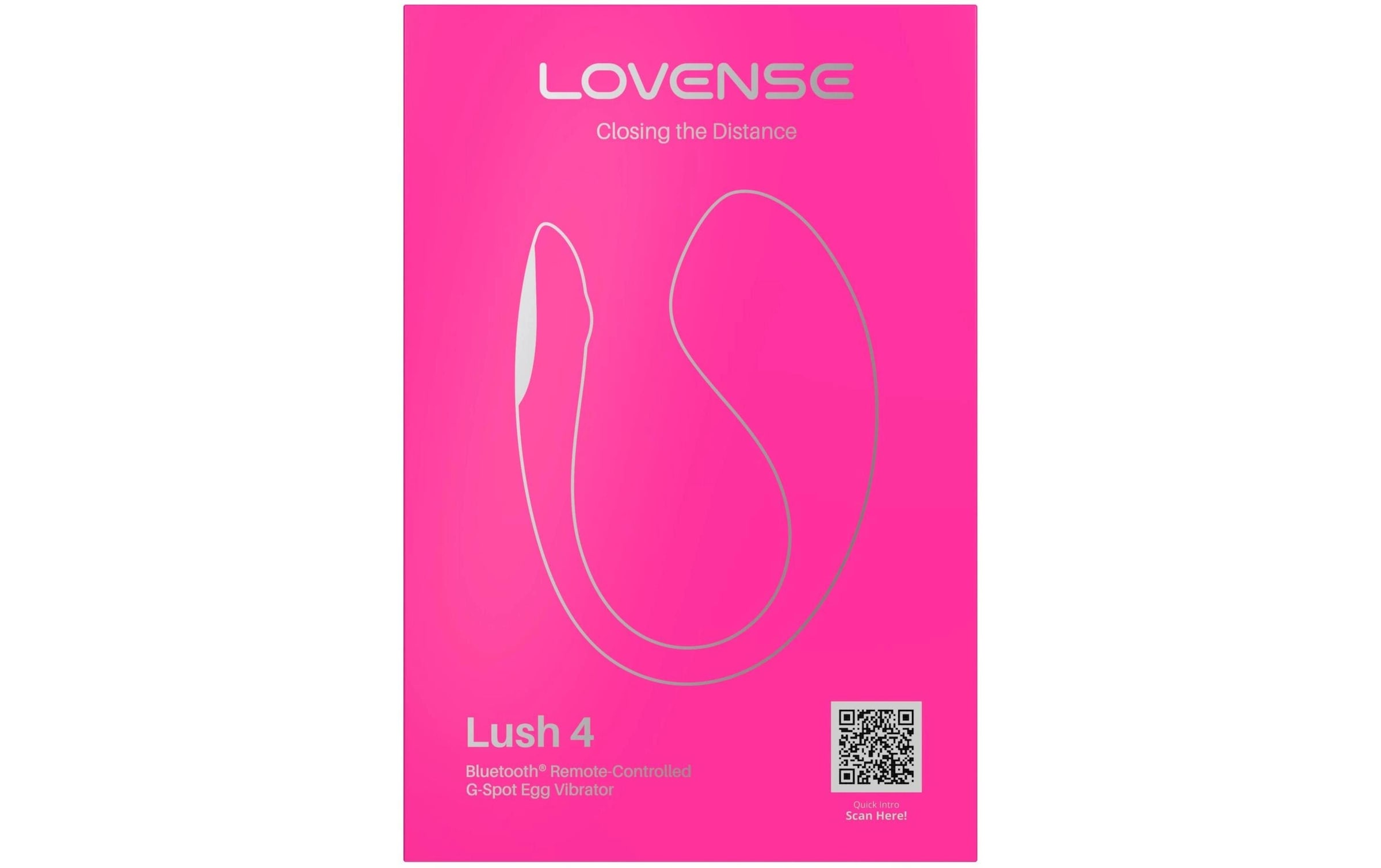   Vibrator »Lovense Ei Lush 4 Lush 4« Vibrationsei mit beeindruckenden Lichteffekten