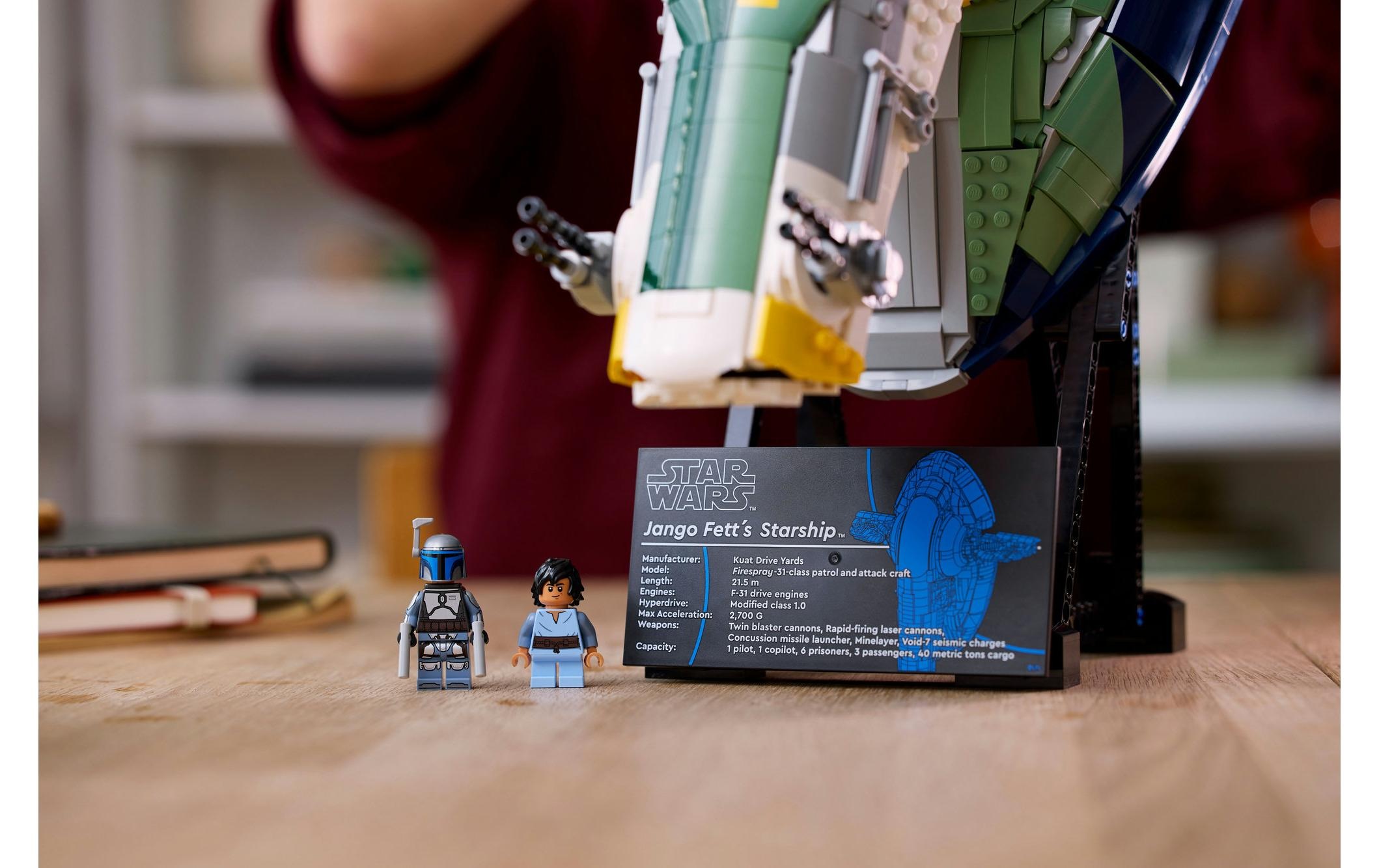 LEGO® Spielbausteine »Star Wars Jango Fetts Sternenschiff 75409«