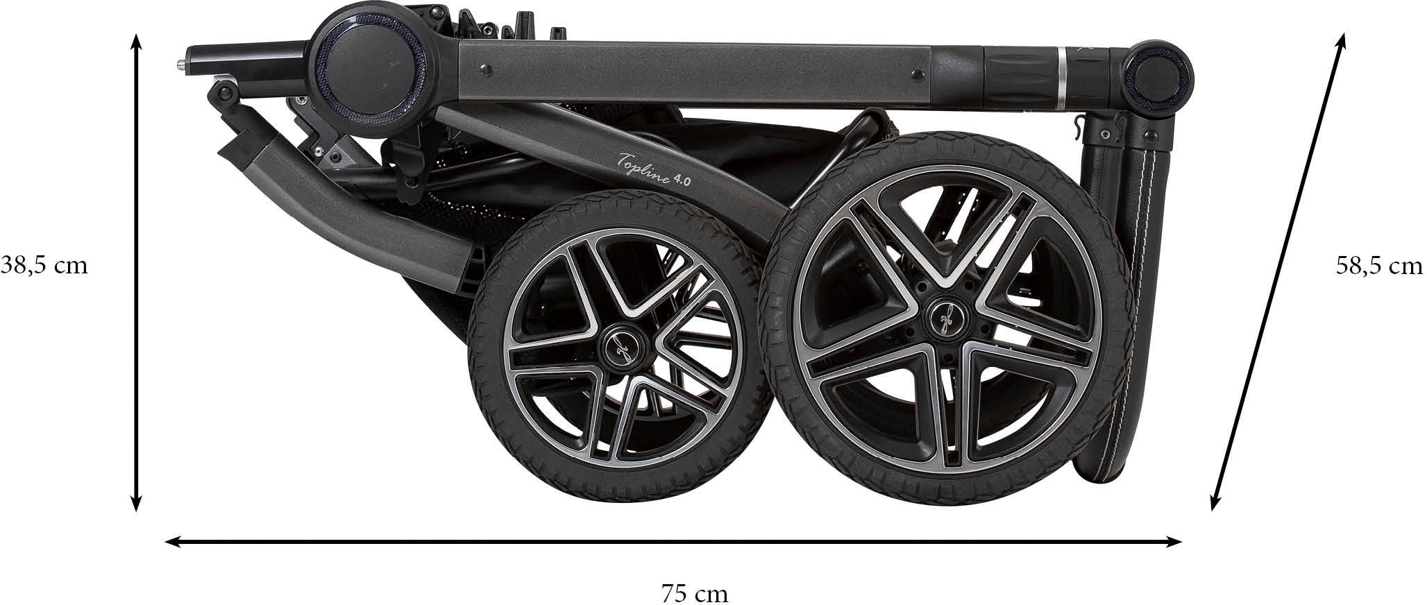 Hartan Kombi-Kinderwagen »Topline 4.0 GTS«, mit Kombitasche; Made in Germany