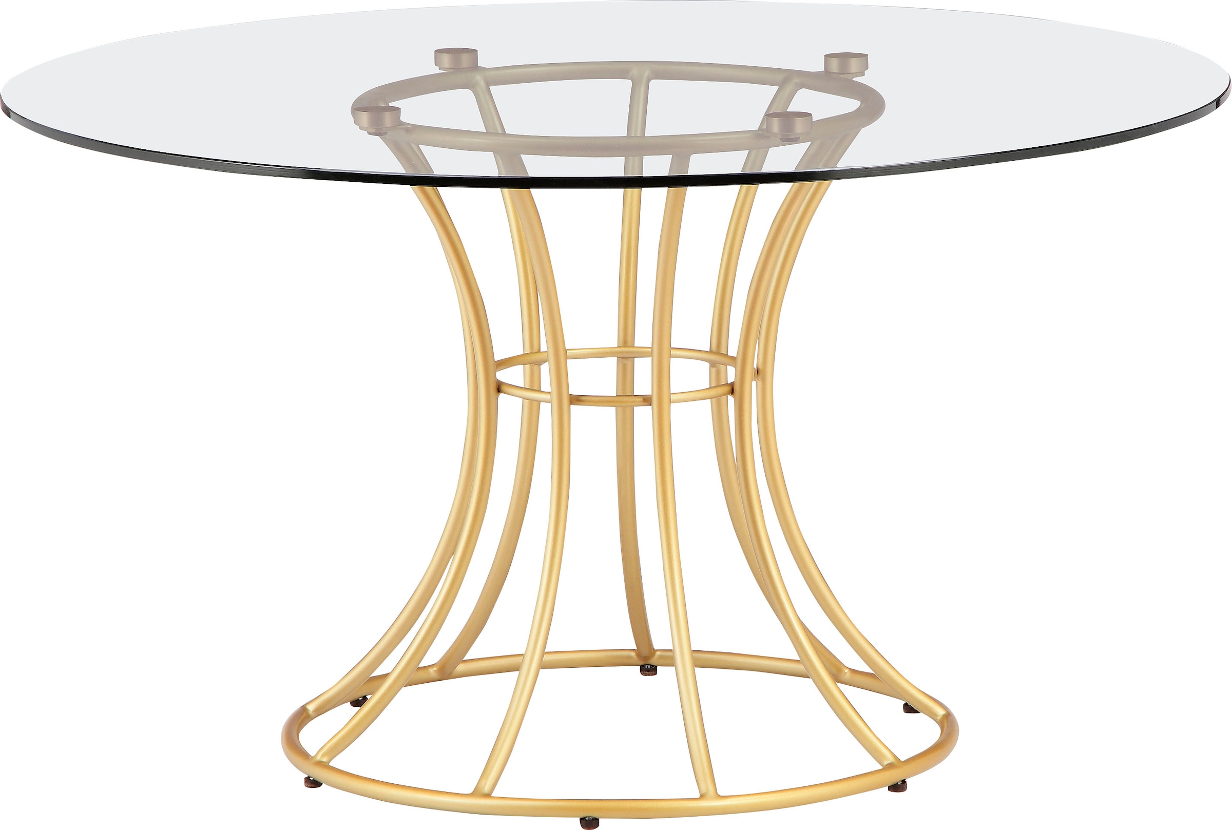 Leonique Couchtisch »Danice«, mit runder Tischplatte jetzt kaufen in Design modernem