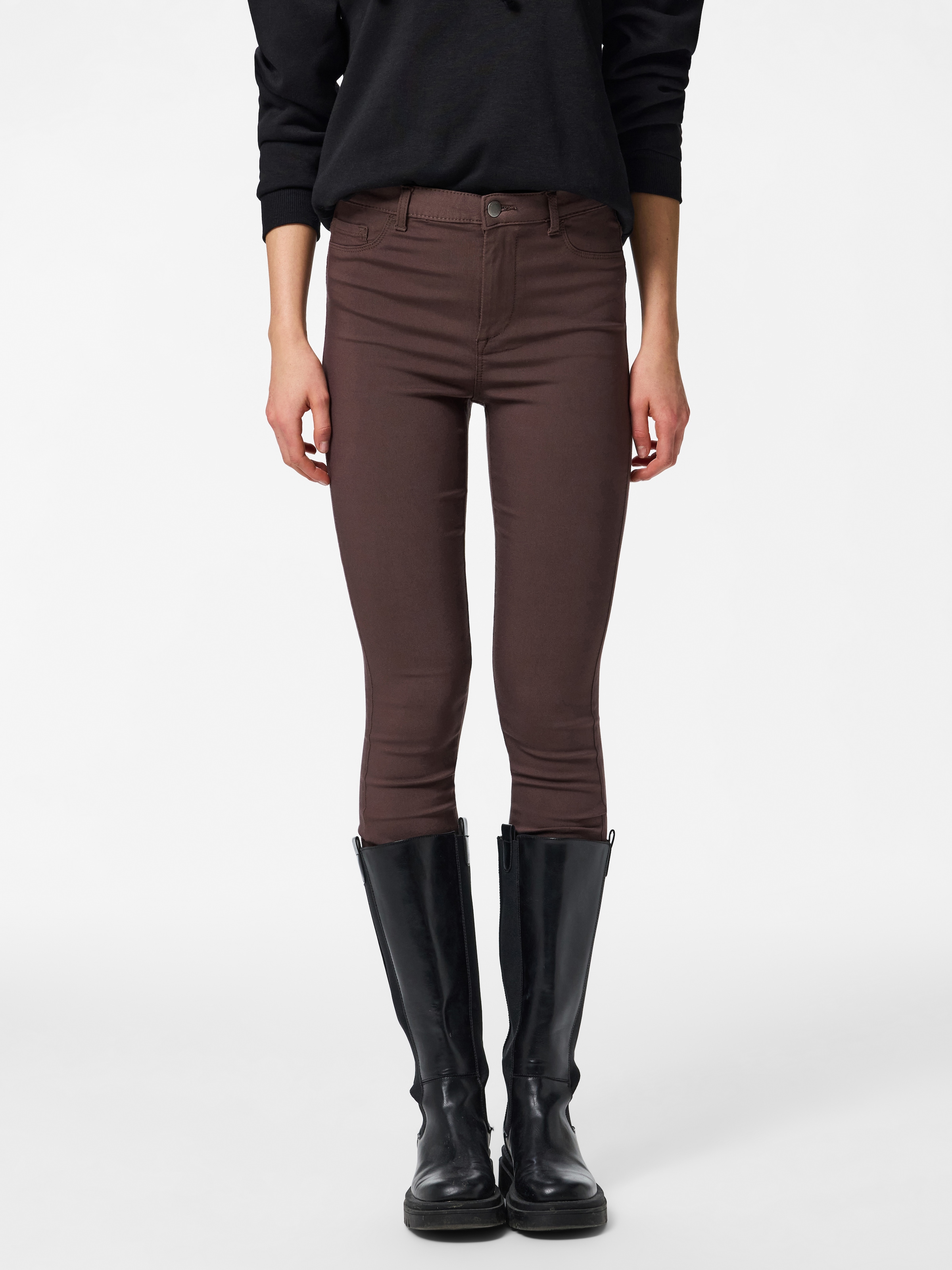 pieces Jeggings »PCHIGHSKIN WEAR JEGGINGS«  Mélange viscose, coupe skinny
