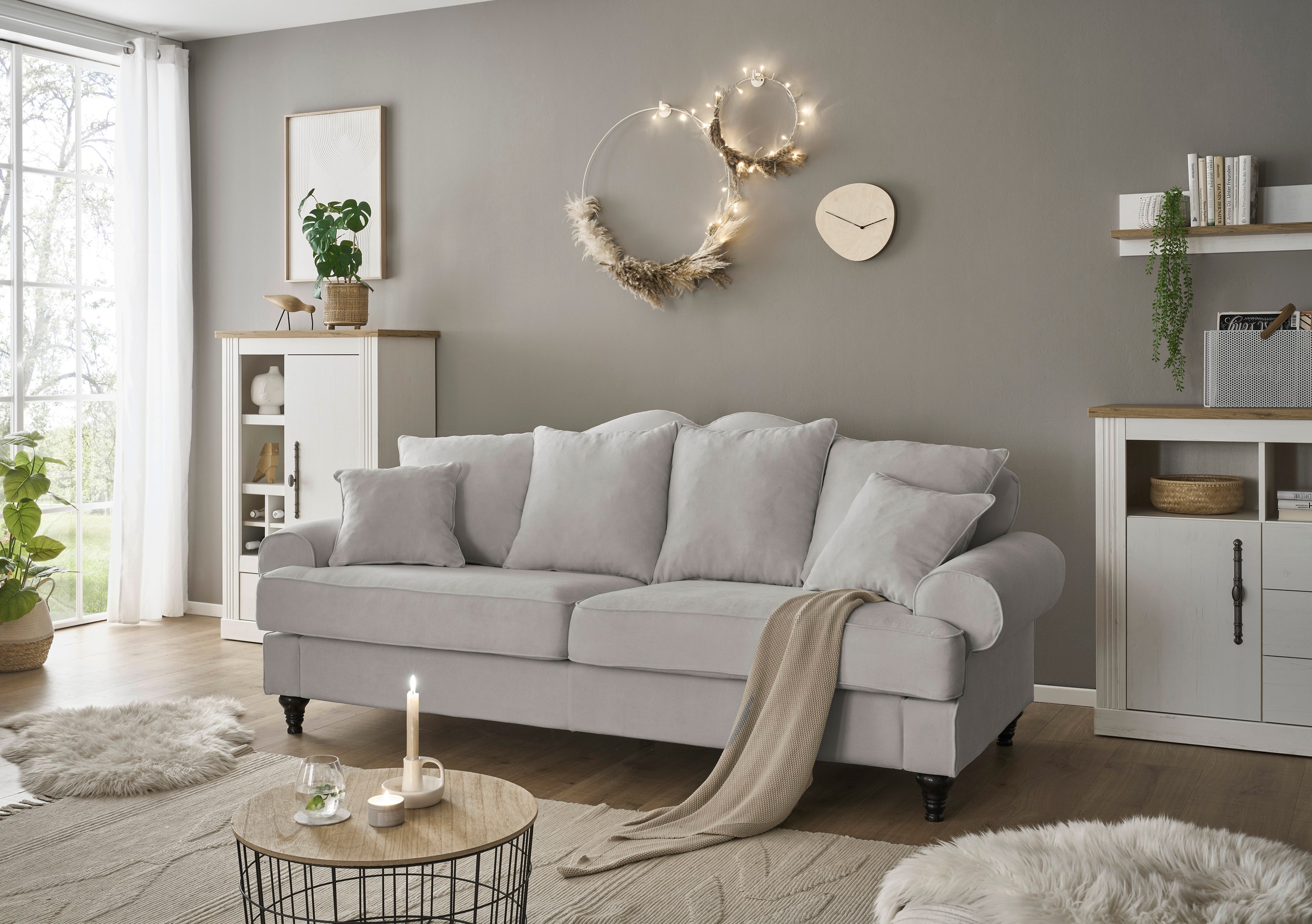 Home affaire 3,5-Sitzer »WESTMINSTER«, mit Federkern-Polsterung