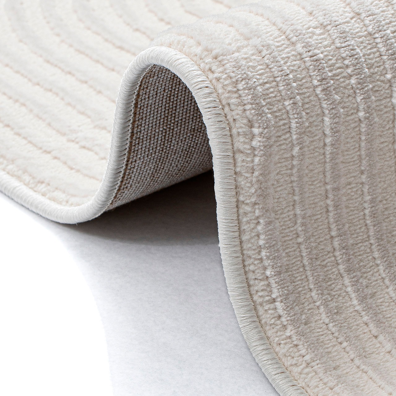 Sehrazat Teppich »Moda 1100«, rund, 10 mm Höhe, Kurzflorteppich mit dezentem Glanz, hochwertige Verarbeitung