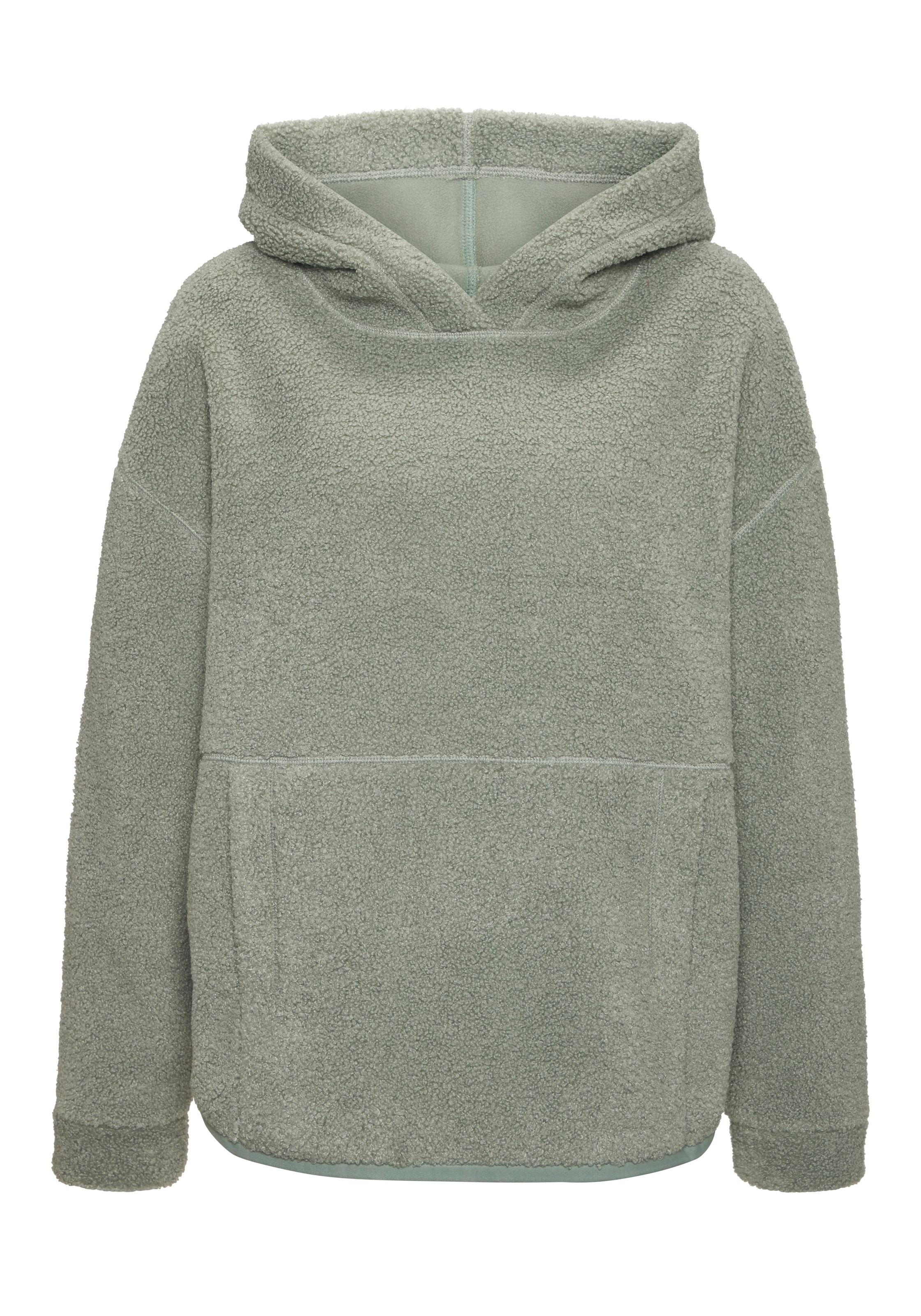 Elbsand Fleecepullover , mit grossem Letterprint auf dem Rücken
